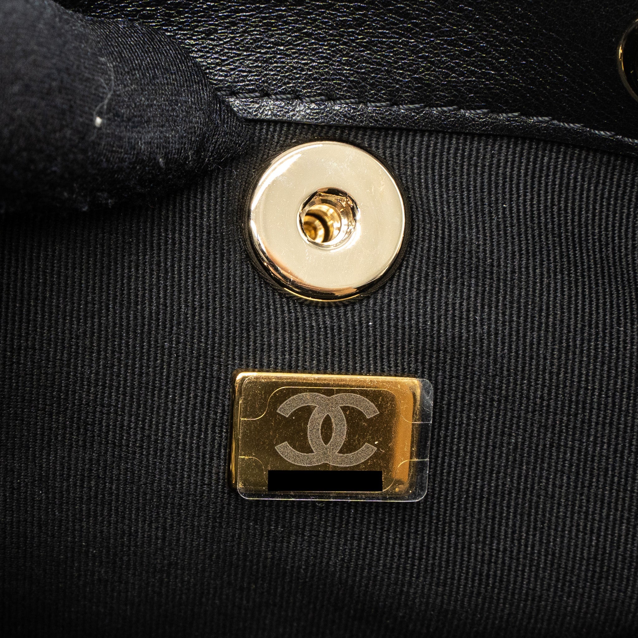CHANEL 23C DUMA MINI BACKPACK CALFSKIN BLACK LGHW (MICROCHIP)