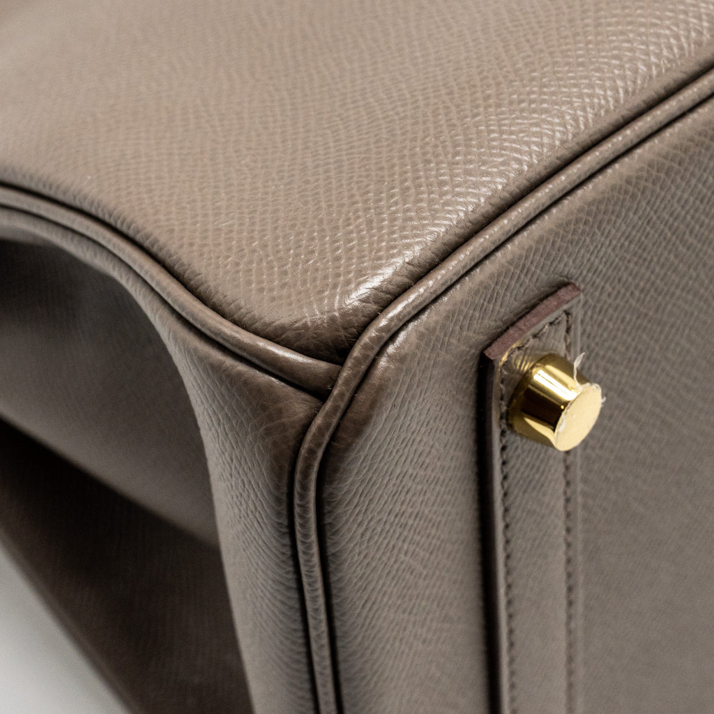 HERMES BIRKIN 30 EPSOM GRIS ETAIN GHW