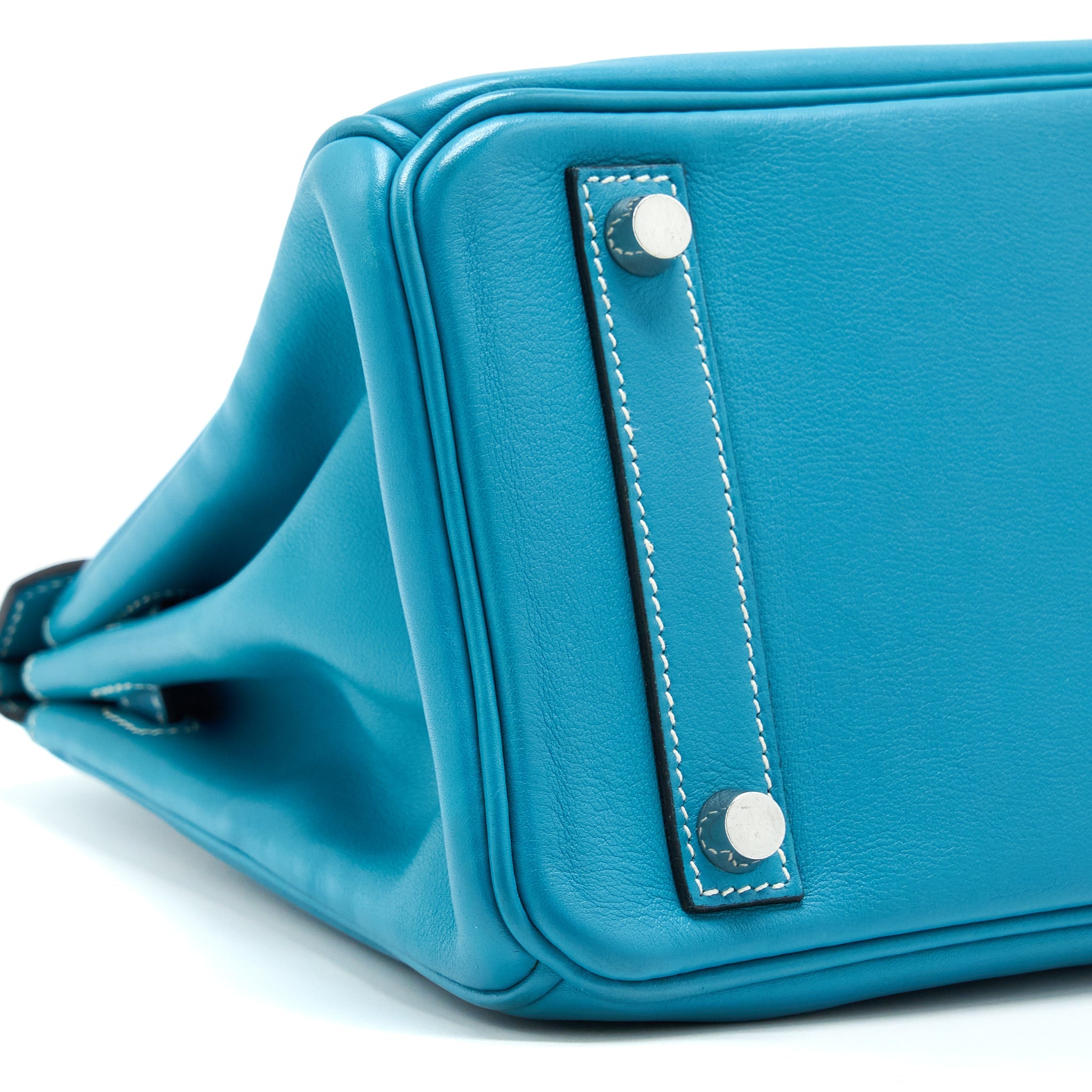 HERMES BIRKIN 25 SWIFT BLUE JEANS SHW