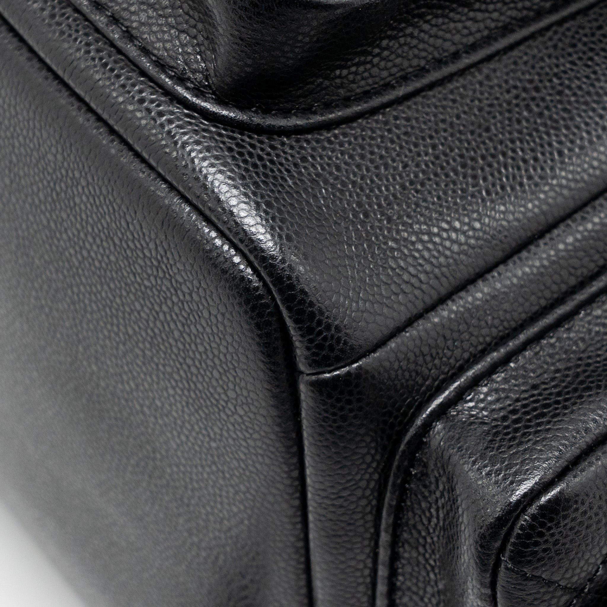 CHANEL TRIPLE POCKET BACKPACK CAVIAR BLACK LGHW (MICROCHIP)
