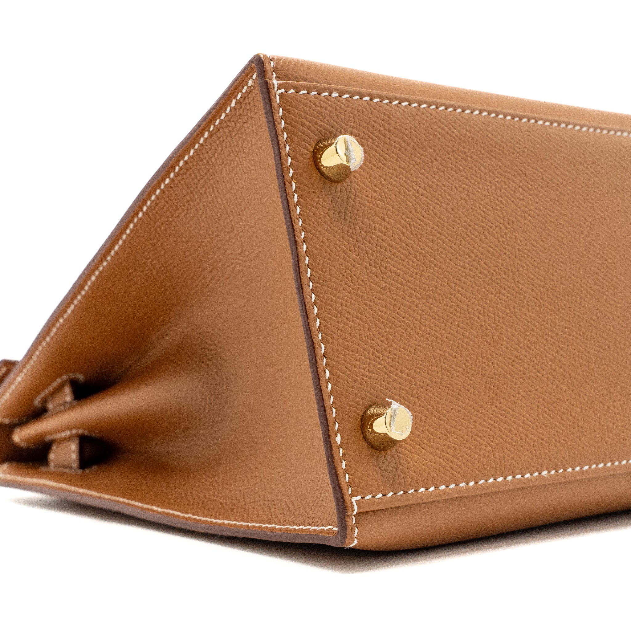 HERMES KELLY 28 SELLIER EPSOM GOLD GHW