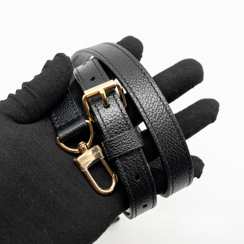 LOUIS VUITTON BUNDLE BAG MONOGRAM EMPREINTE LEATHER BLACK GHW