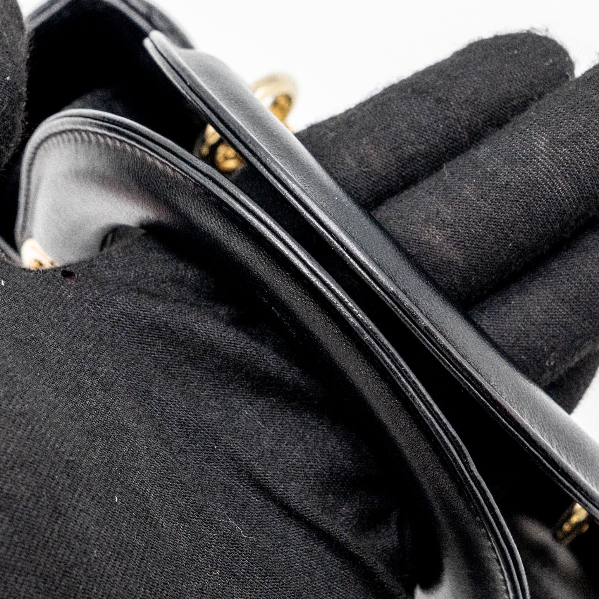 DIOR MY ABC DIOR SMALL LADY DIOR LAMBSKIN BLACK LGHW