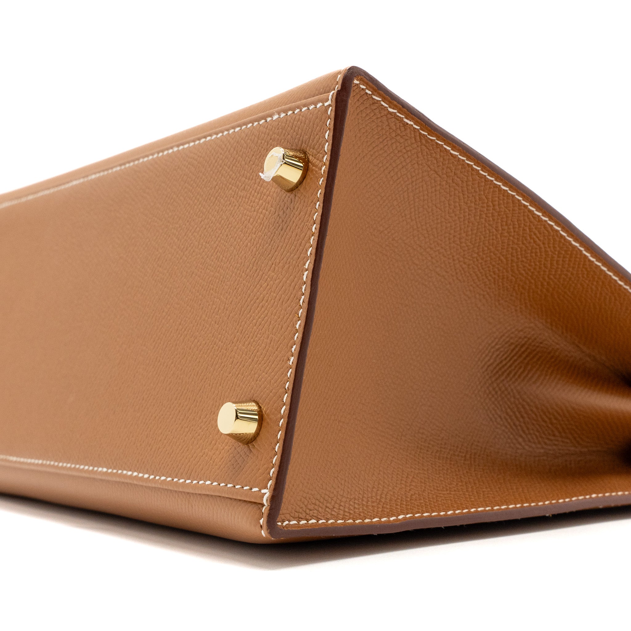 HERMES KELLY 28 SELLIER EPSOM GOLD GHW