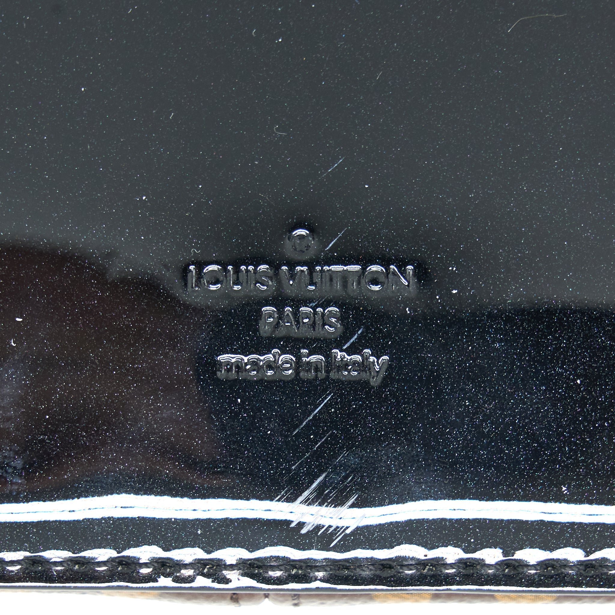 LOUIS VUITTON CHERRYWOOD BB PATENT/MONOGRAM CANVAS BLACK GHW