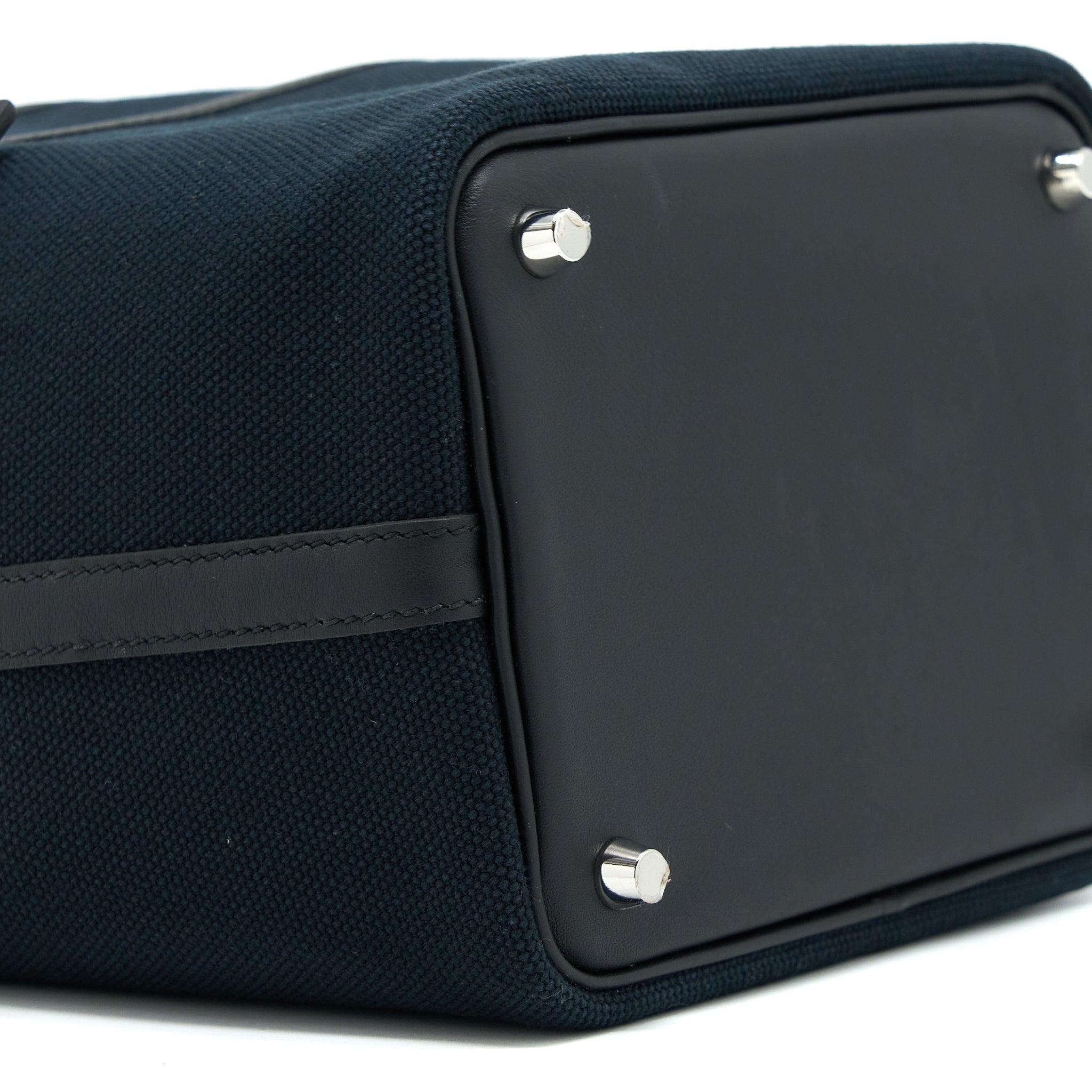HERMES PICOTIN CARGO 18 LOCK BAG SWIFT/TOILE CANVAS BLACK SHW