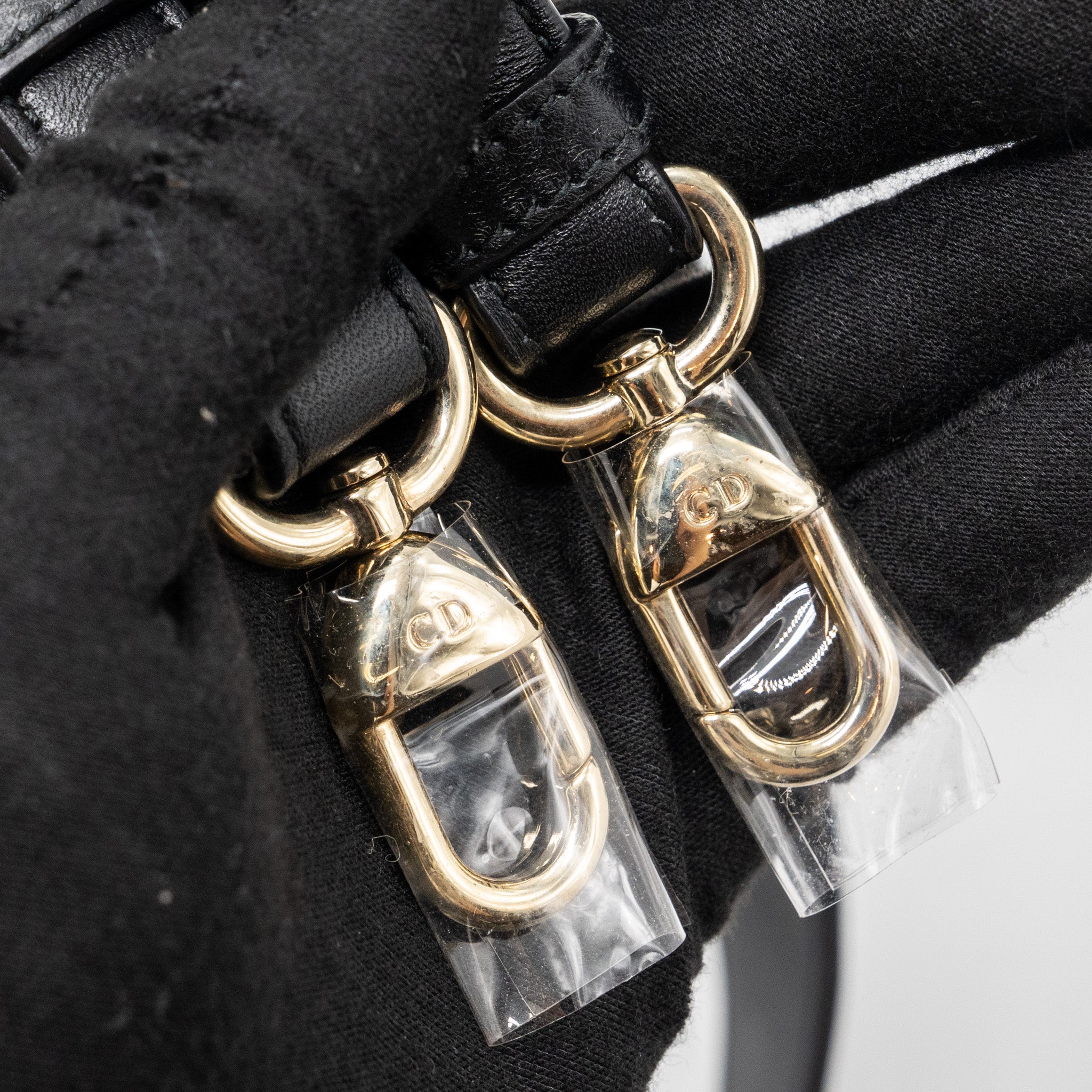DIOR MY ABC DIOR SMALL LADY DIOR LAMBSKIN BLACK LGHW
