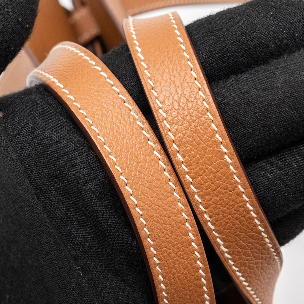 HERMES HALZAN 25 EVERCOLOR GOLD GHW