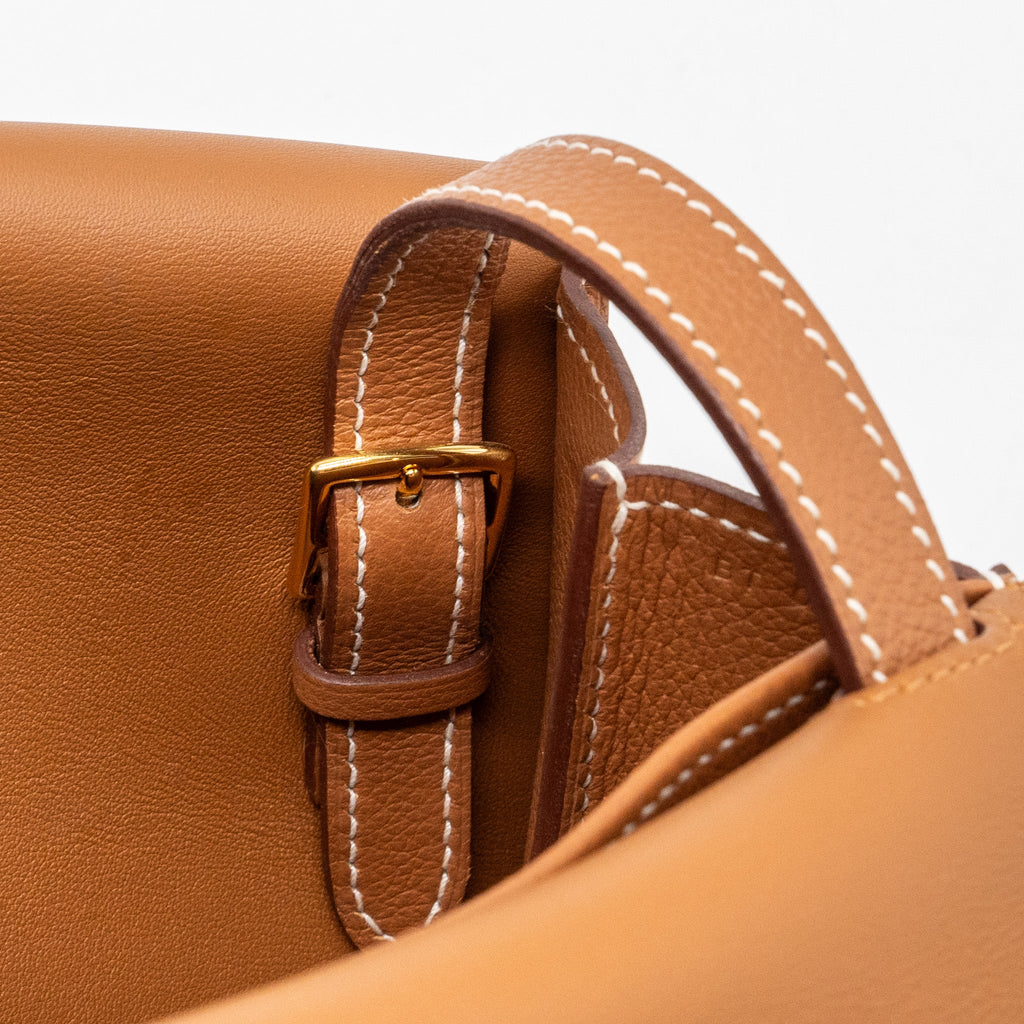 HERMES HALZAN 25 EVERCOLOR GOLD GHW