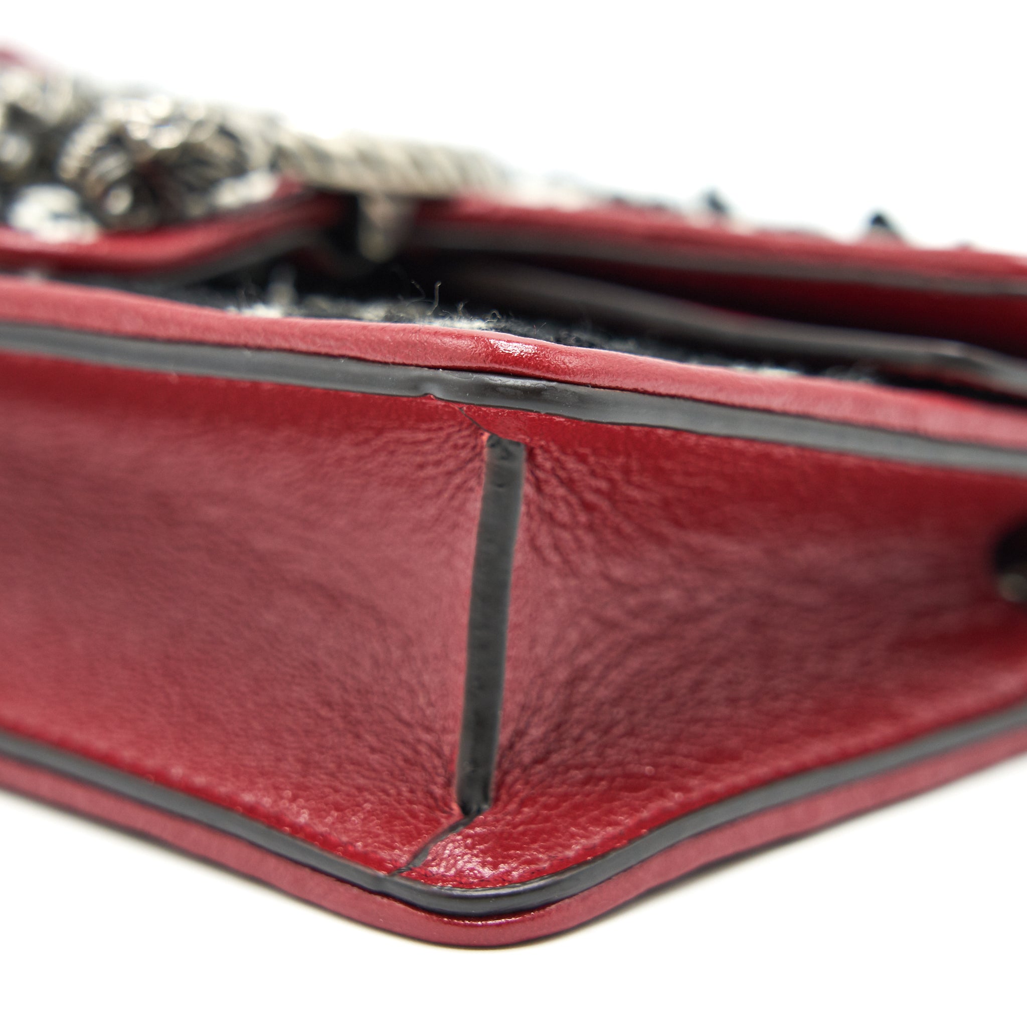 GUCCI DIONYSUS SUPER MINI TWEED CROSSBODY BAG
