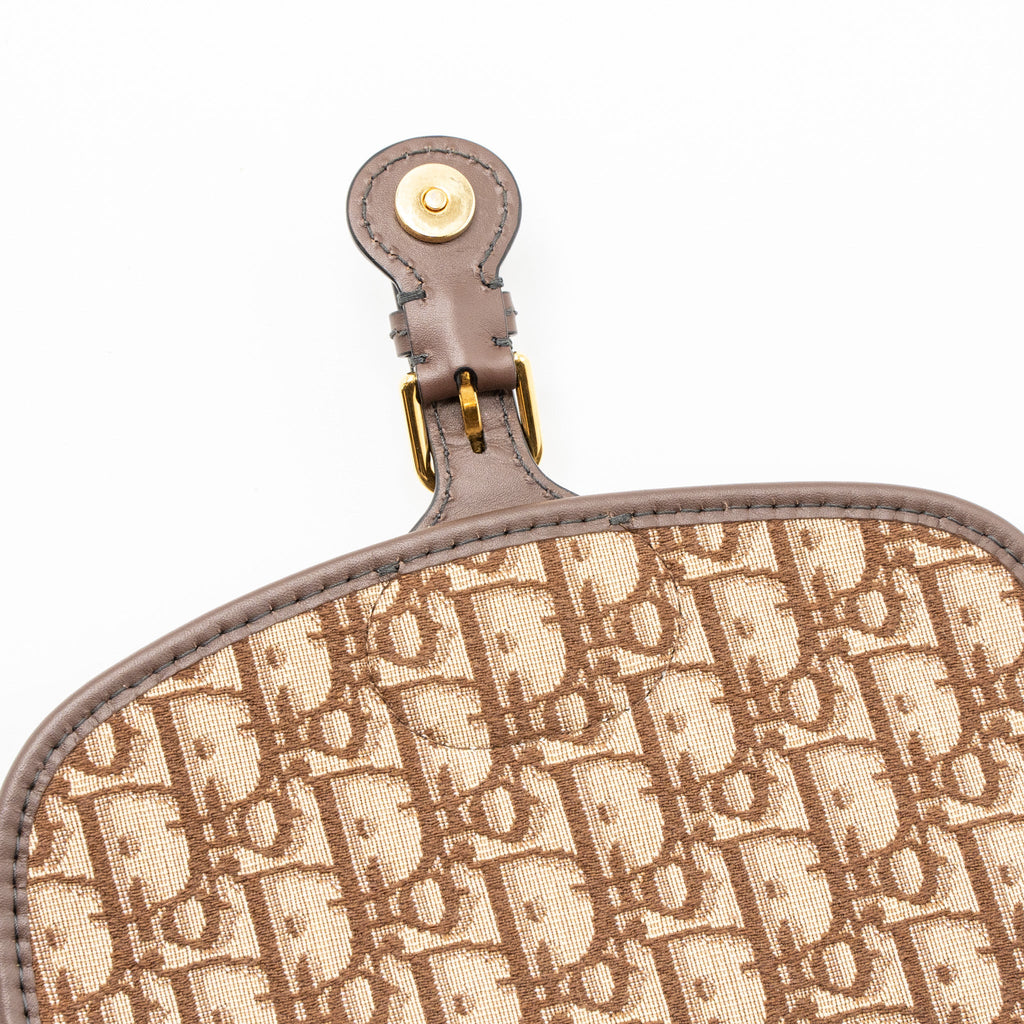 DIOR MEDIUM BOBBY BAG BROWN DIOR OBLIQUE JACQUARD GHW