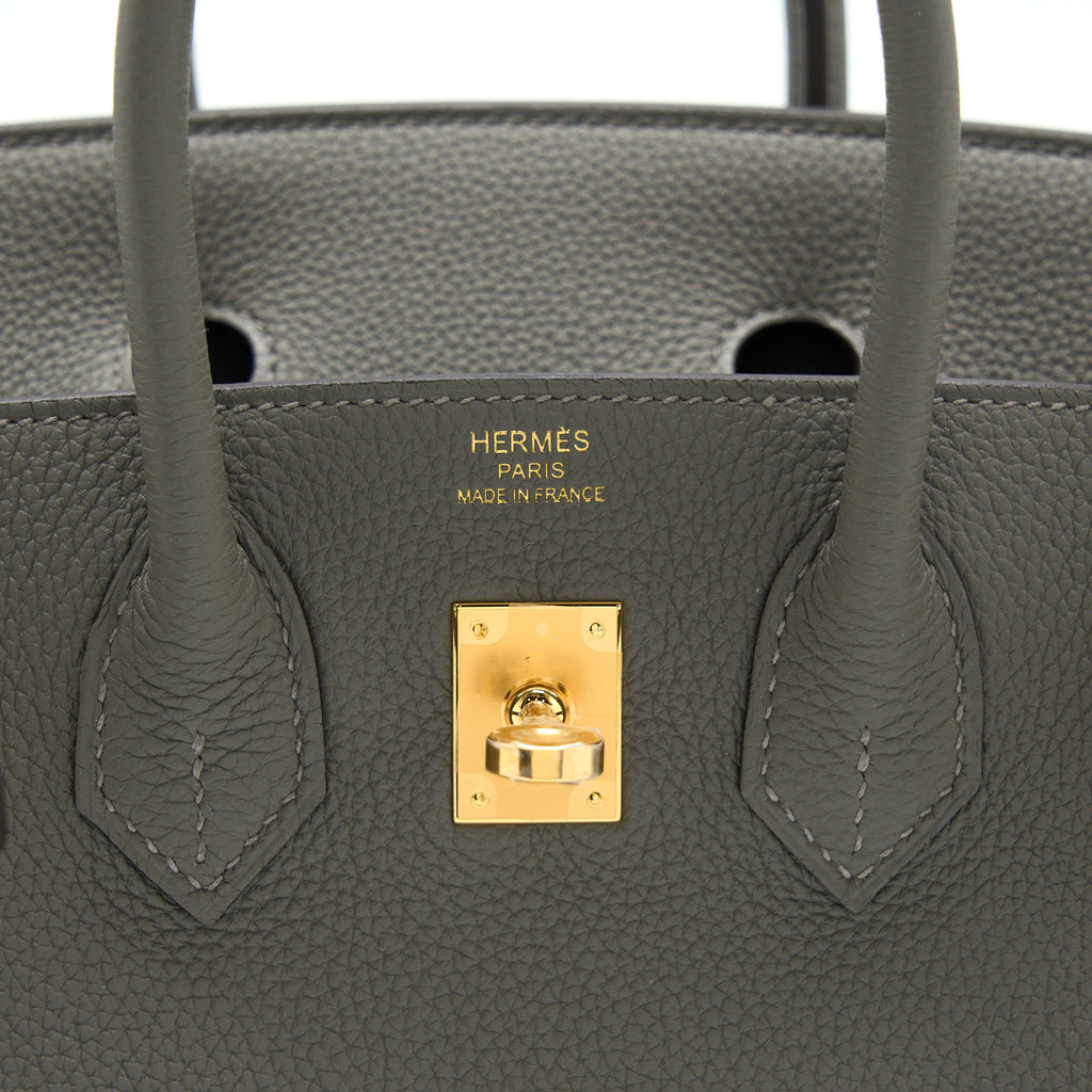 HERMES BIRKIN 25 TOGO 0L GRIS MEYER GHW