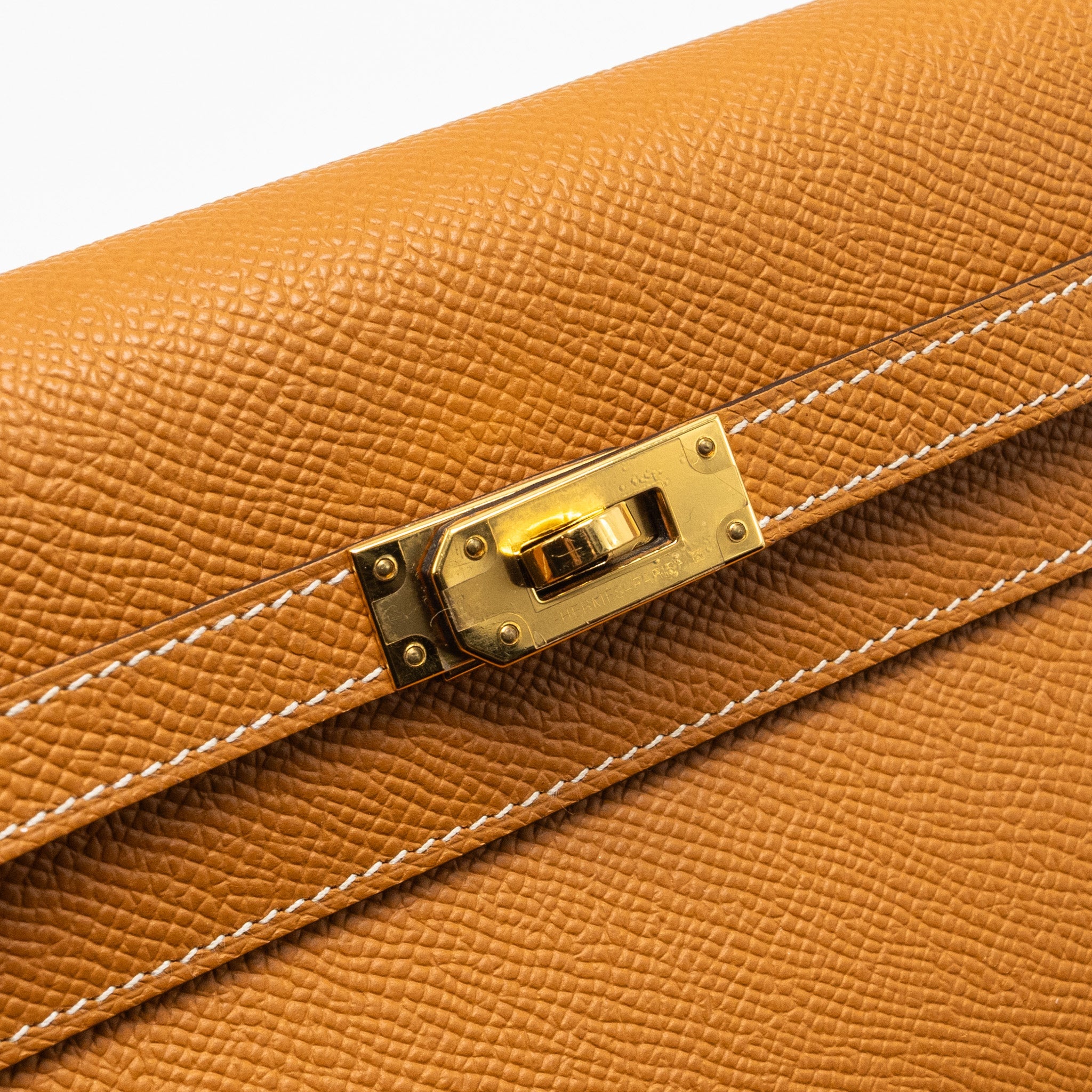 HERMES KELLY TO GO EPSOM TOFFEE GHW