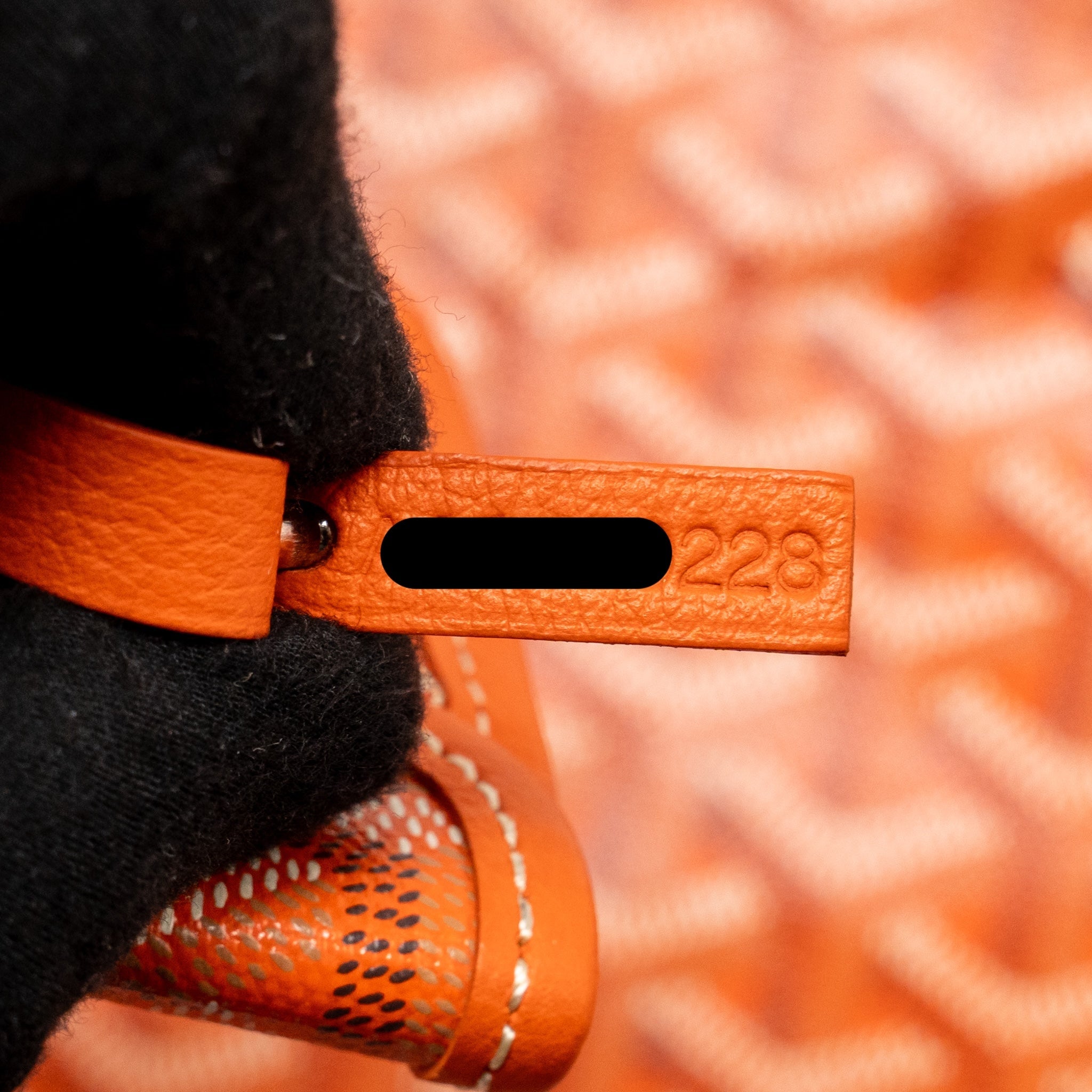 GOYARD SAINT LOUIS GM TOTE BAG GOYARDINE CANVAS ORANGE SHW