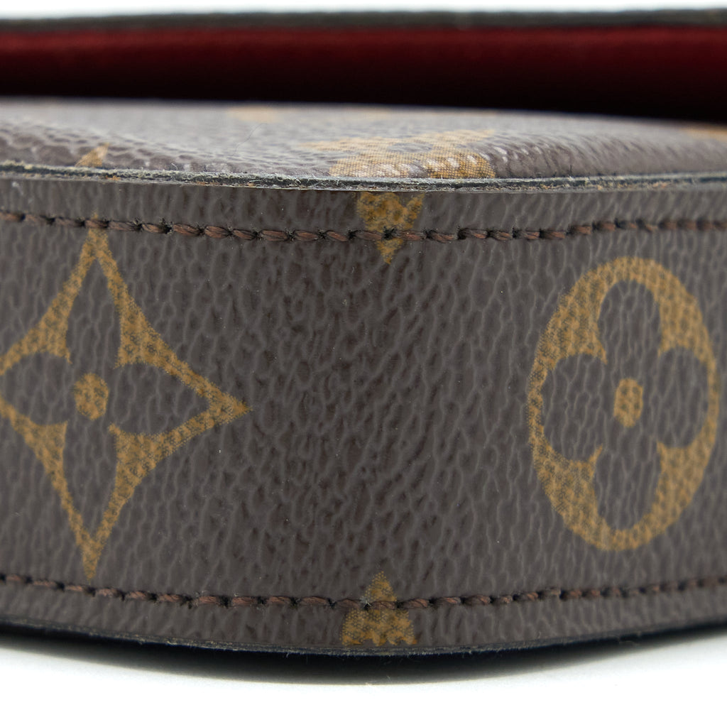 LOUIS VUITTON FELICIE POCHETTE LIMITED EDITION MONOGRAM CANVAS GHW