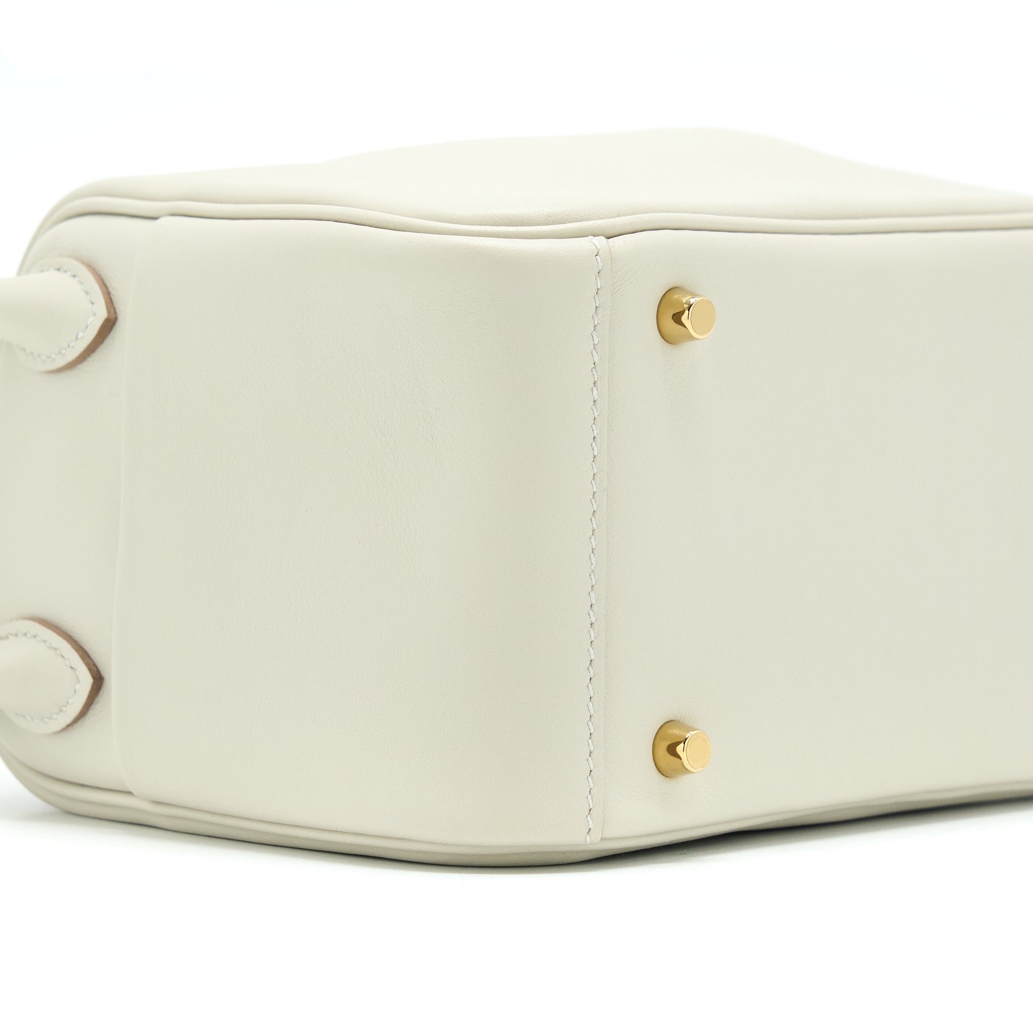 HERMES MINI LINDY SWIFT GRIS PERLE GHW