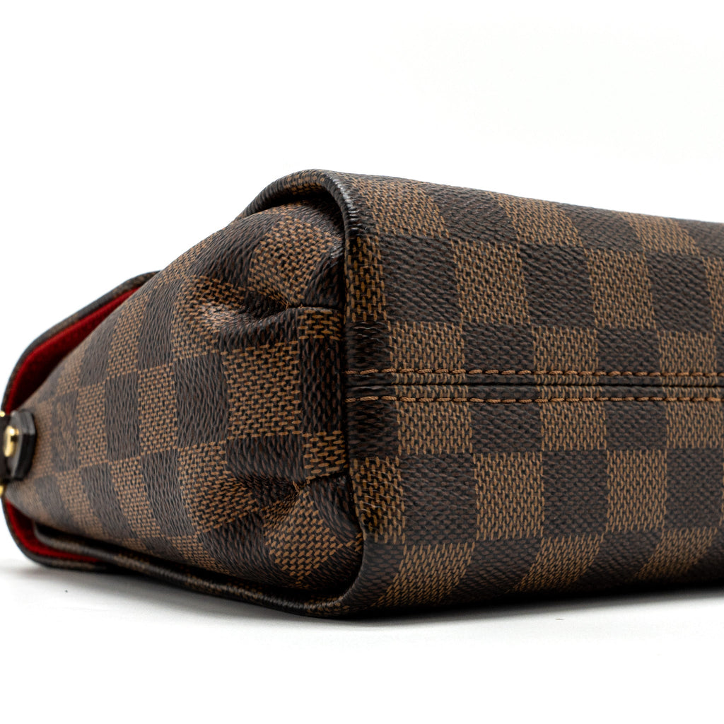 LOUIS VUITTON CROISETTE BAG DAMIER EBENE CANVAS GHW