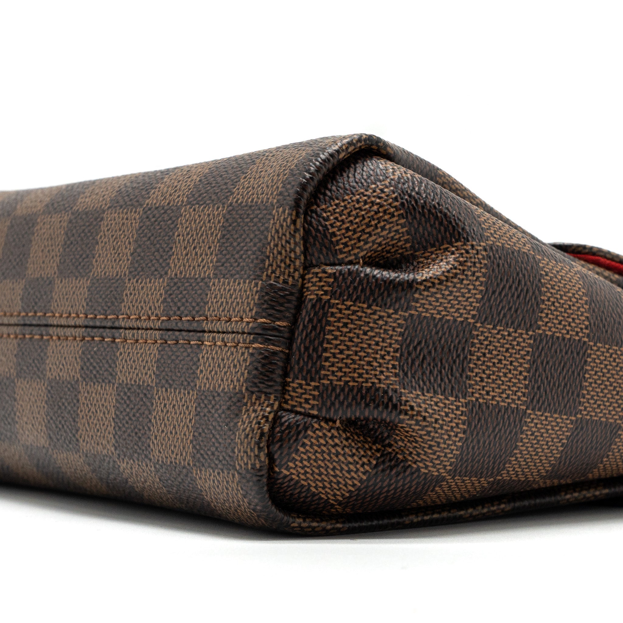 LOUIS VUITTON CROISETTE BAG DAMIER EBENE CANVAS GHW