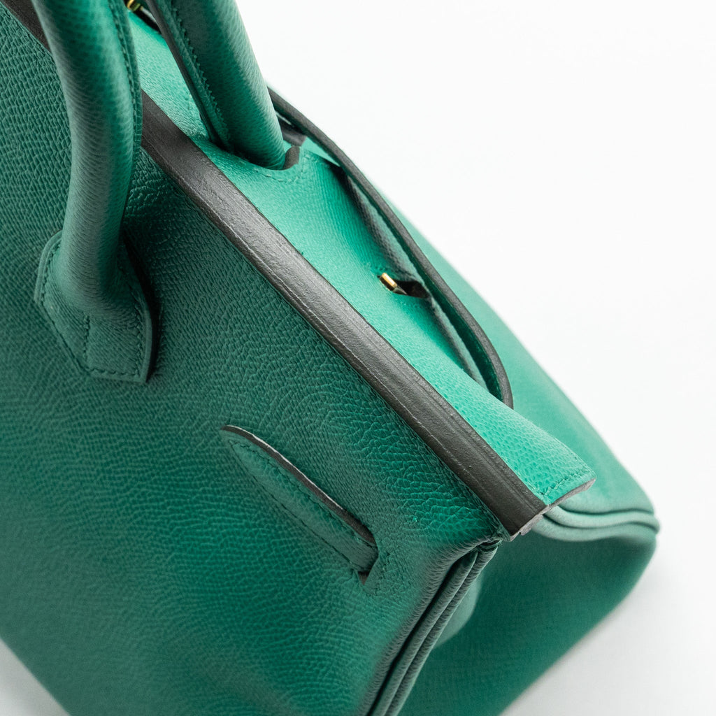 HERMES BIRKIN 30 EPSOM VERT JADE GHW