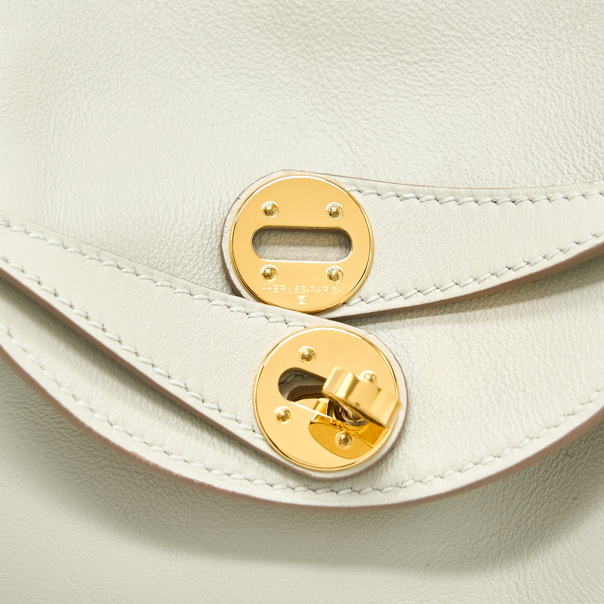 HERMES MINI LINDY SWIFT GRIS PERLE GHW