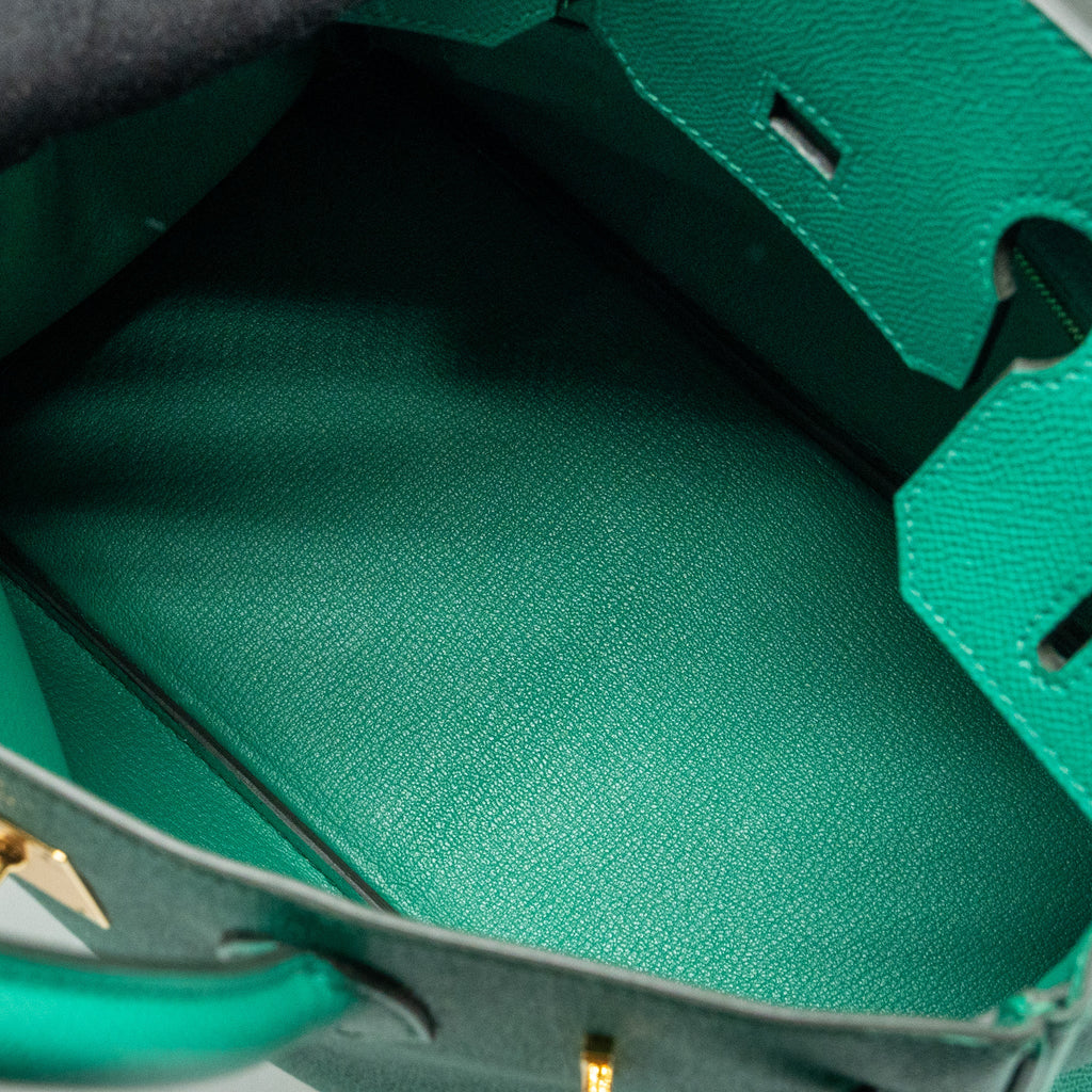 HERMES BIRKIN 30 EPSOM VERT JADE GHW