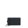 DIOR LADY DIOR POUCH ULTRAMATTE CANNAGE CALFSKIN BLACK HARDWARE