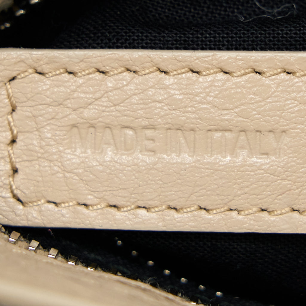 BALENCIAGA MINI CITY BAG BEIGE SHW