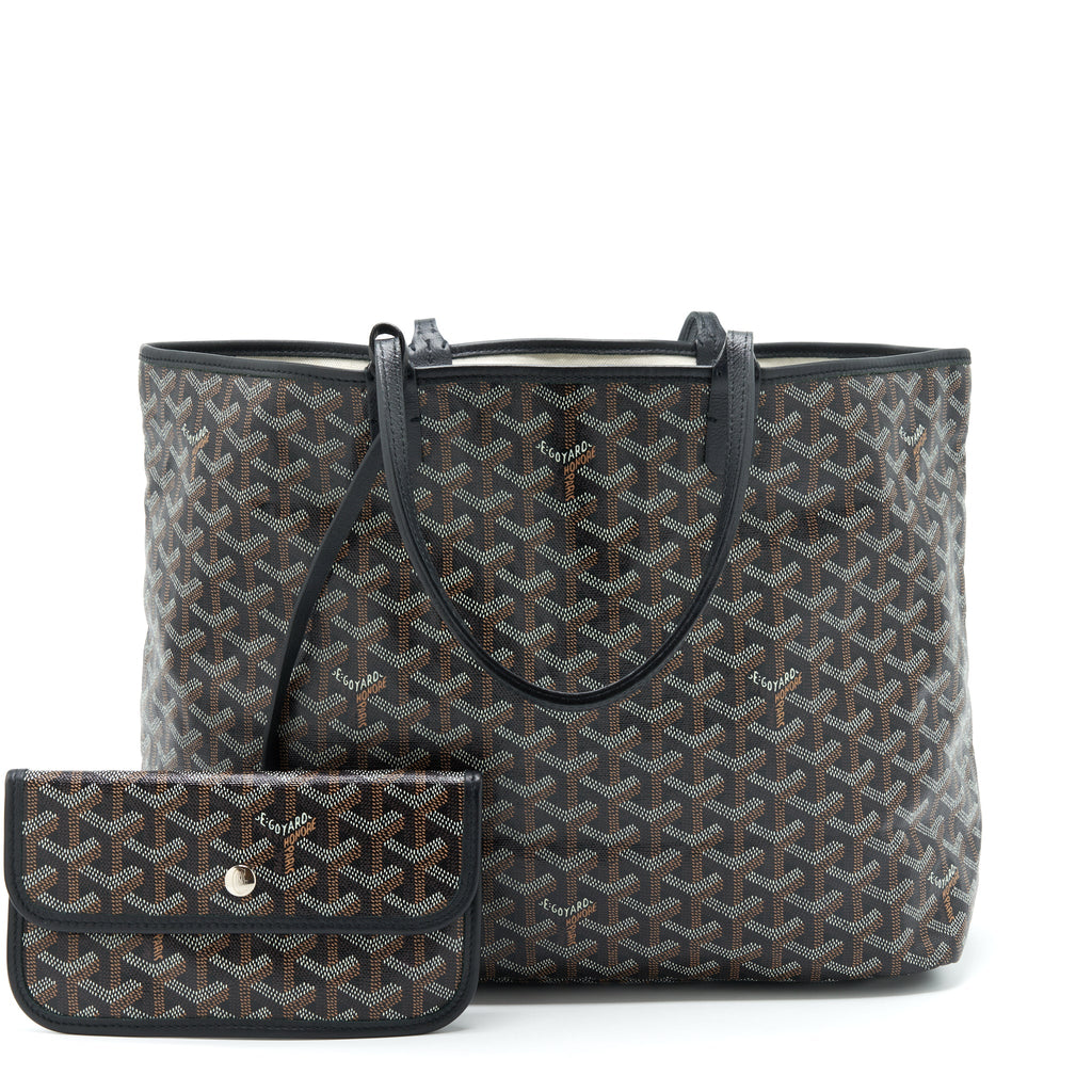 GOYARD SAINT LOUIS TOTE PM BLACK/MULTICOLOUR