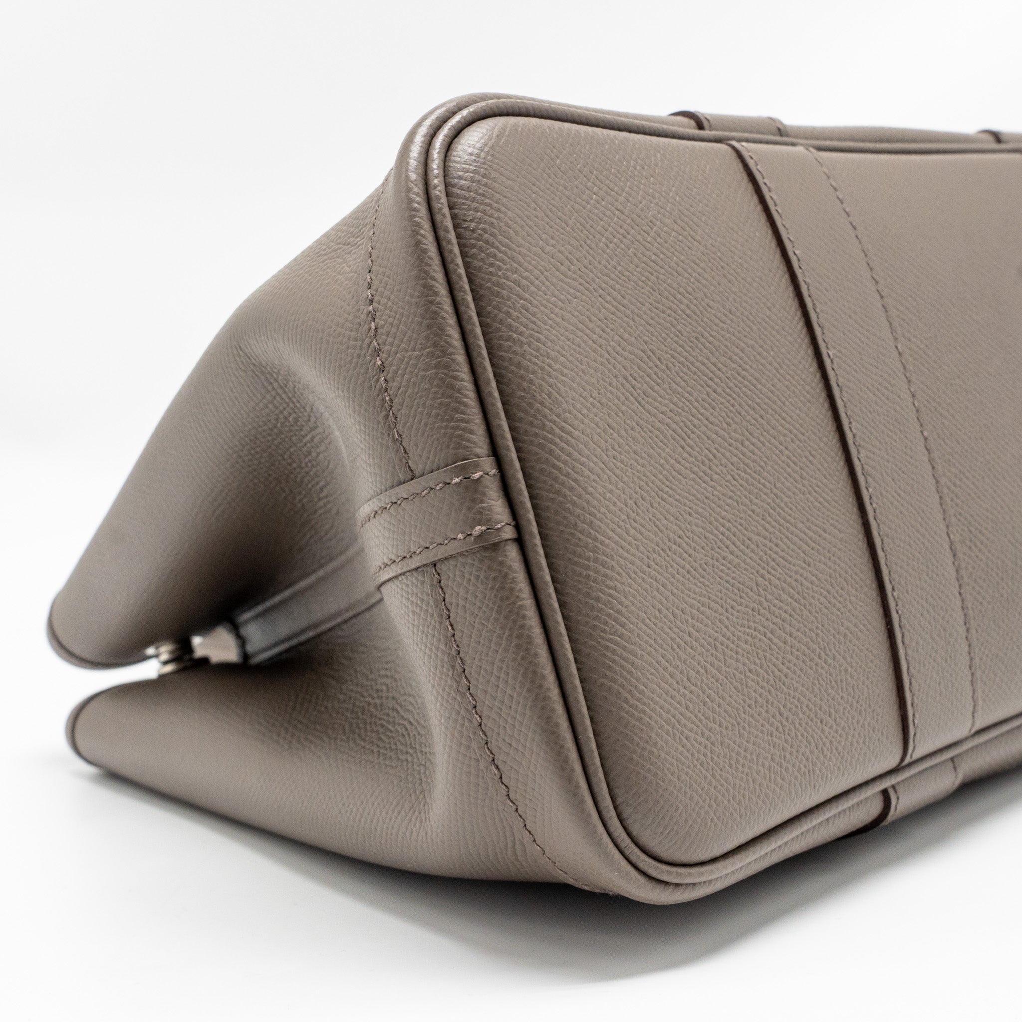 HERMES GARDEN PARTY 30 EPSOM GRIS ETAIN SHW