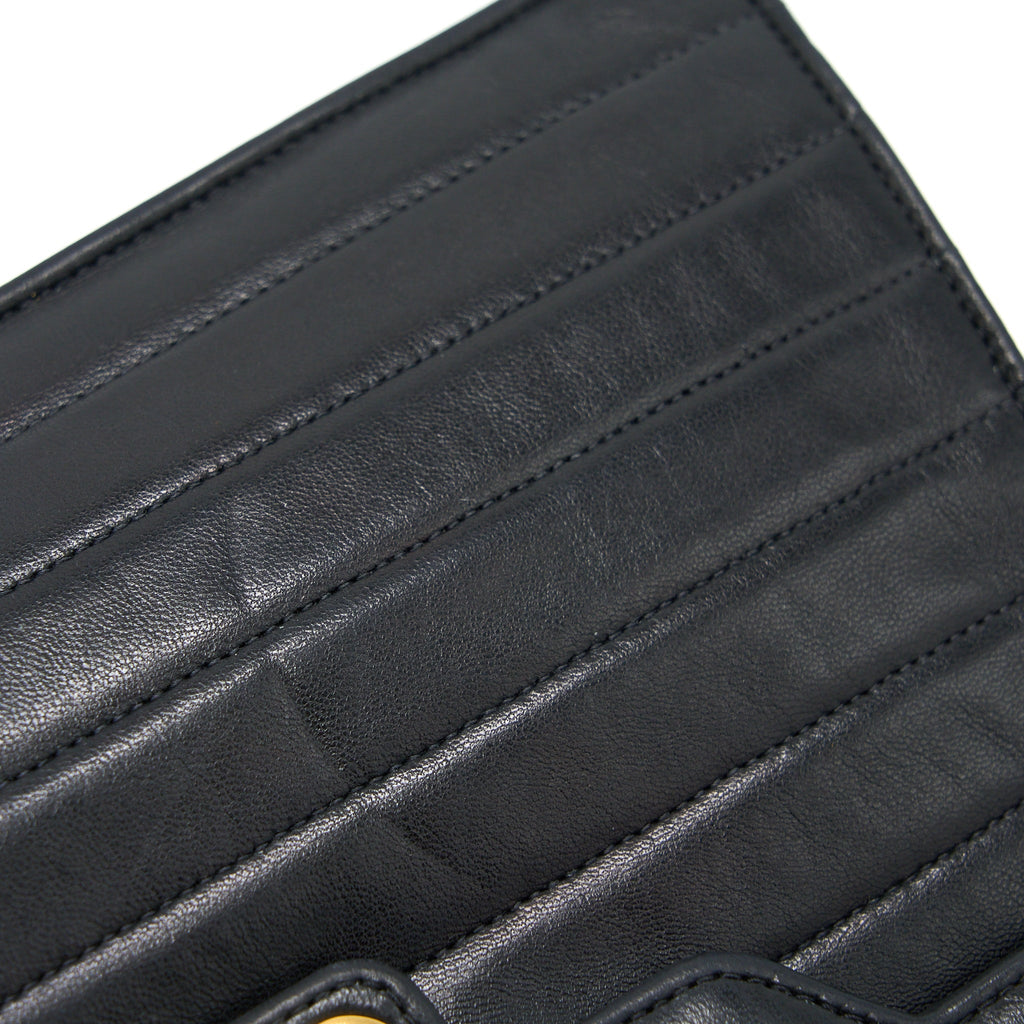 CHANEL VINTAGE KELLY FLAP BAG LAMBSKIN BLACK GHW