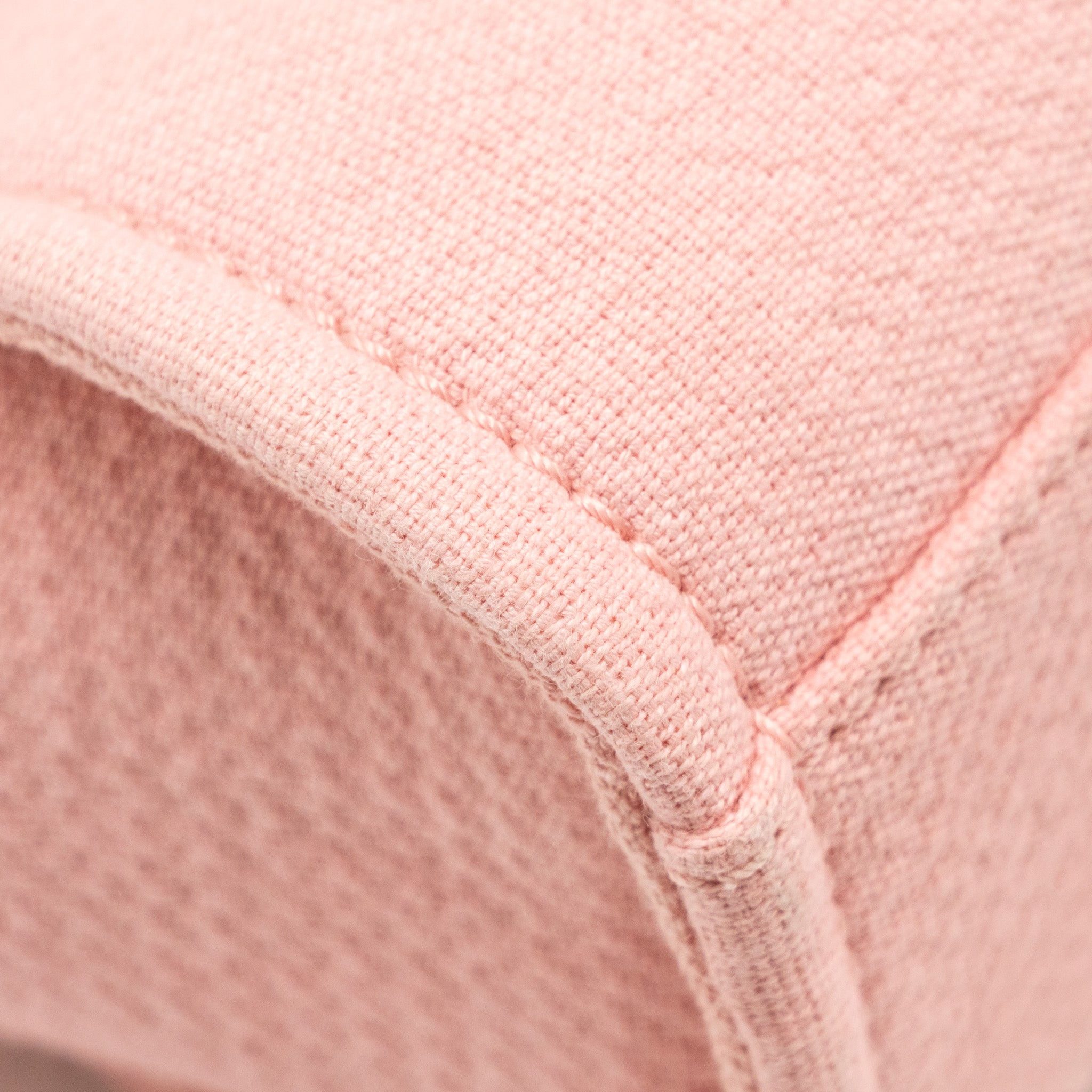 CHANEL DEAUVILLE PM TOTE BAG CANVAS PINK SHW (MICROCHIP)