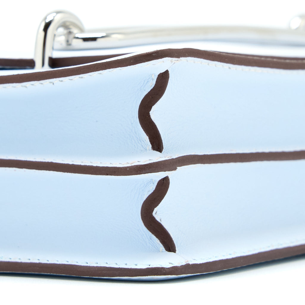 HERMES MINI ROULIS SWIFT BLUE BRUME SHW