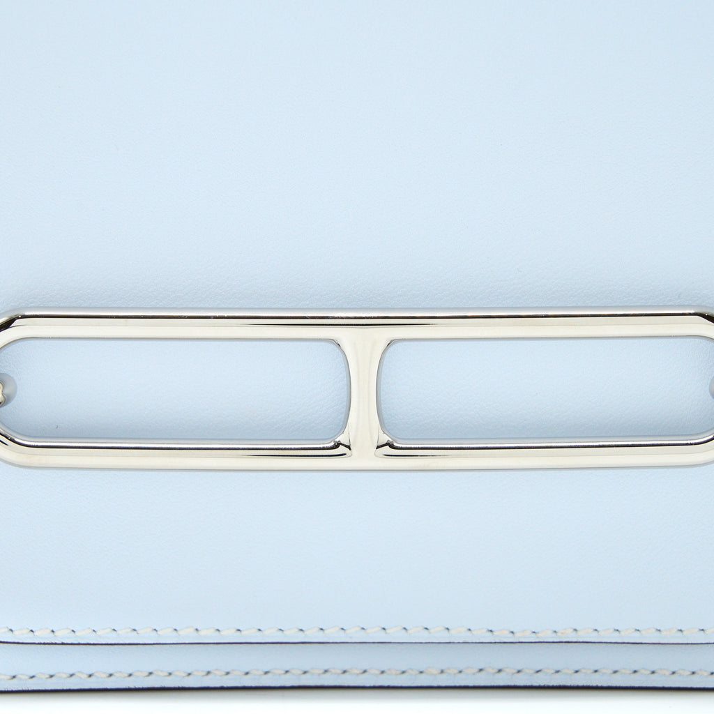 HERMES MINI ROULIS SWIFT BLUE BRUME SHW