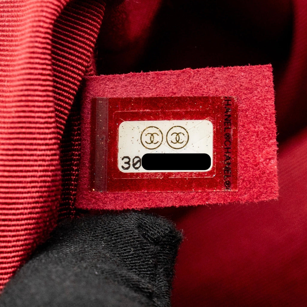CHANEL SMALL GABRIELLE BACKPACK CALFSKIN RED MULTICOLOUR HARDWARE