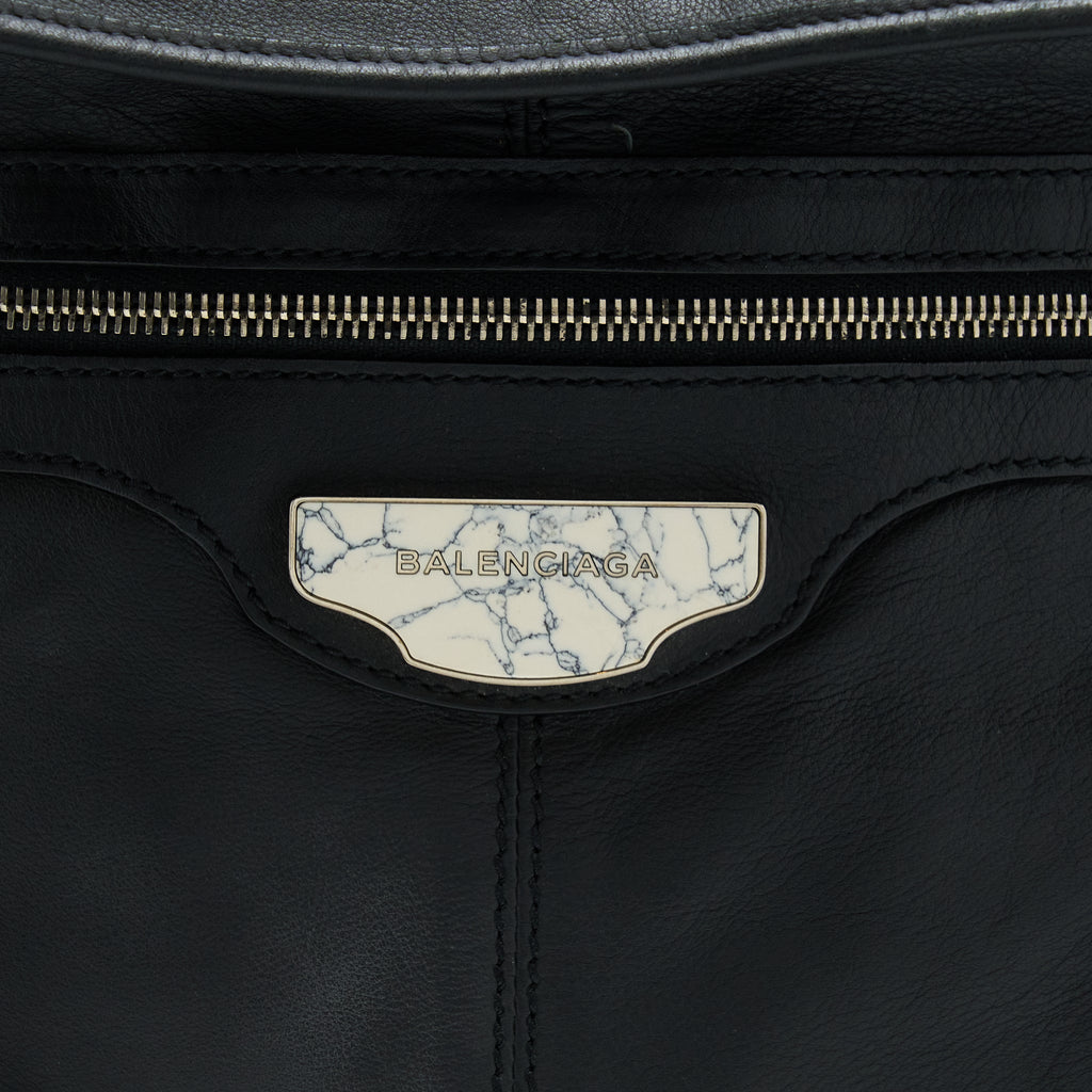 BALENCIAGA BACKPACK CALFSKIN BLACK SHW