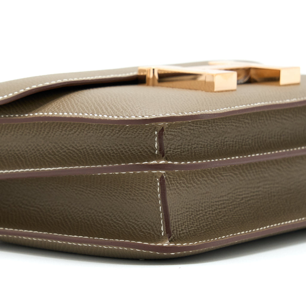 HERMES MINI CONSTANCE EPSOM ETOUPE RGHW