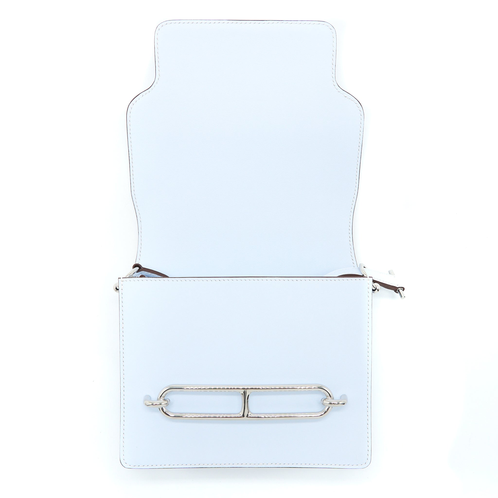 HERMES MINI ROULIS SWIFT BLUE BRUME SHW