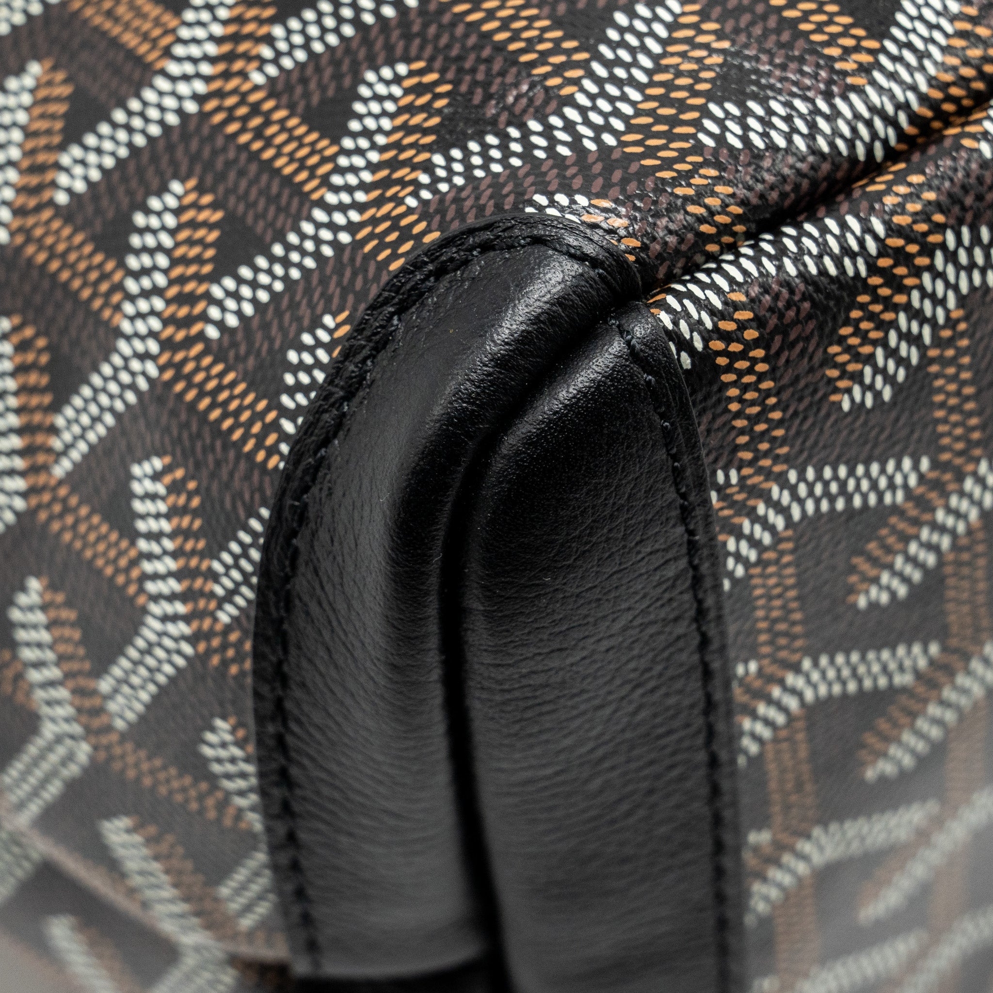 GOYARD ARTOIS PM TOTE BAG GOYARDLINE CANVAS BLACK SHW