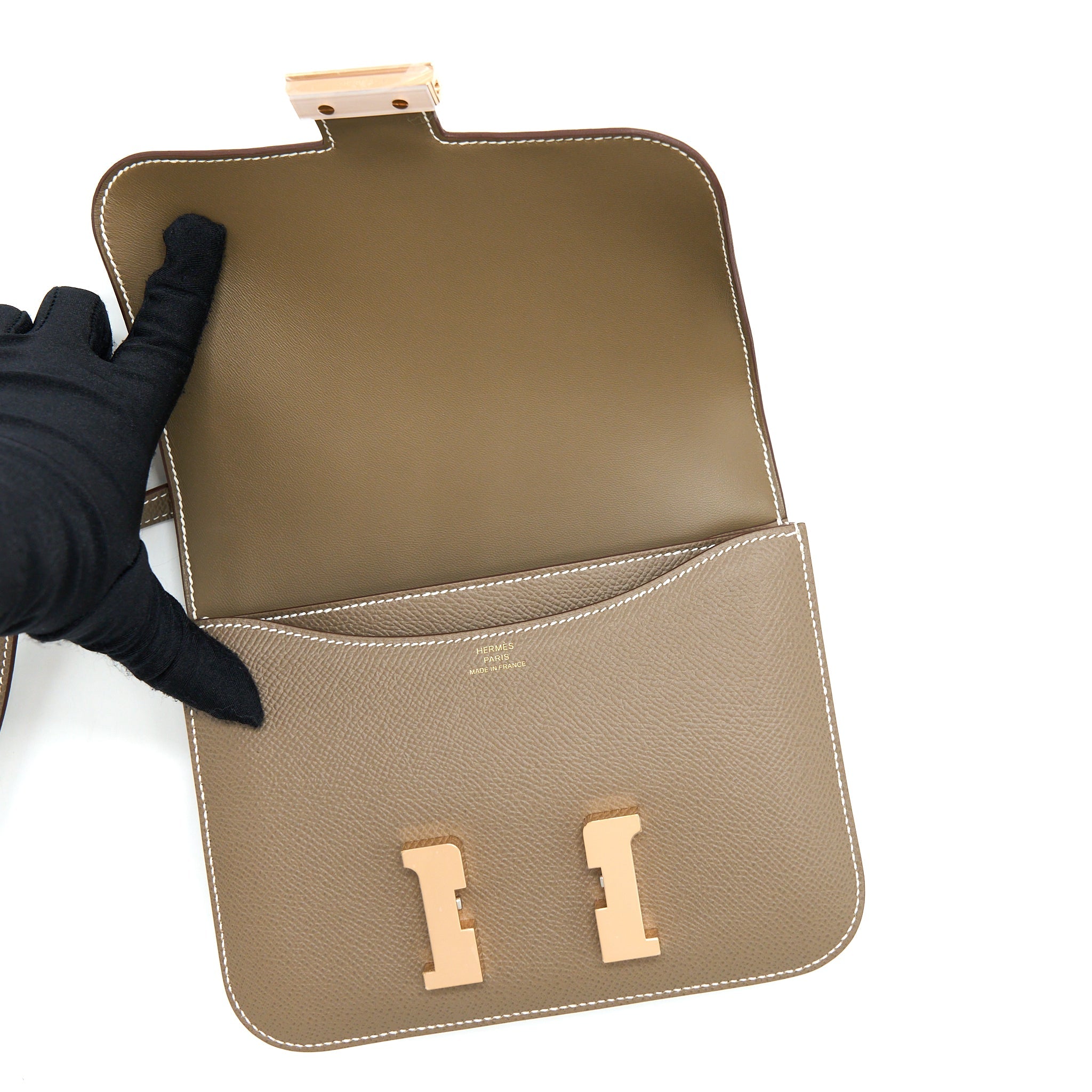 HERMES MINI CONSTANCE EPSOM ETOUPE RGHW