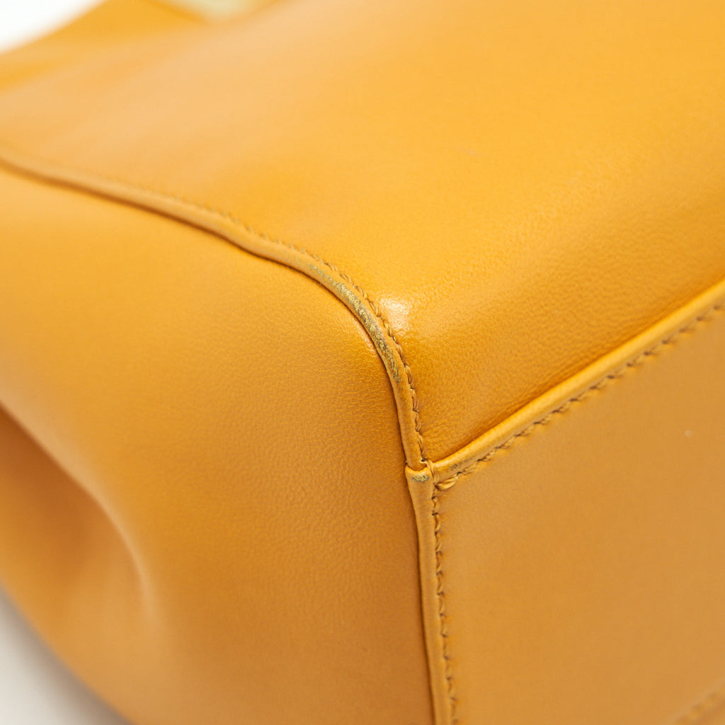 FENDI MINI PEEKABOO APRICOT GHW