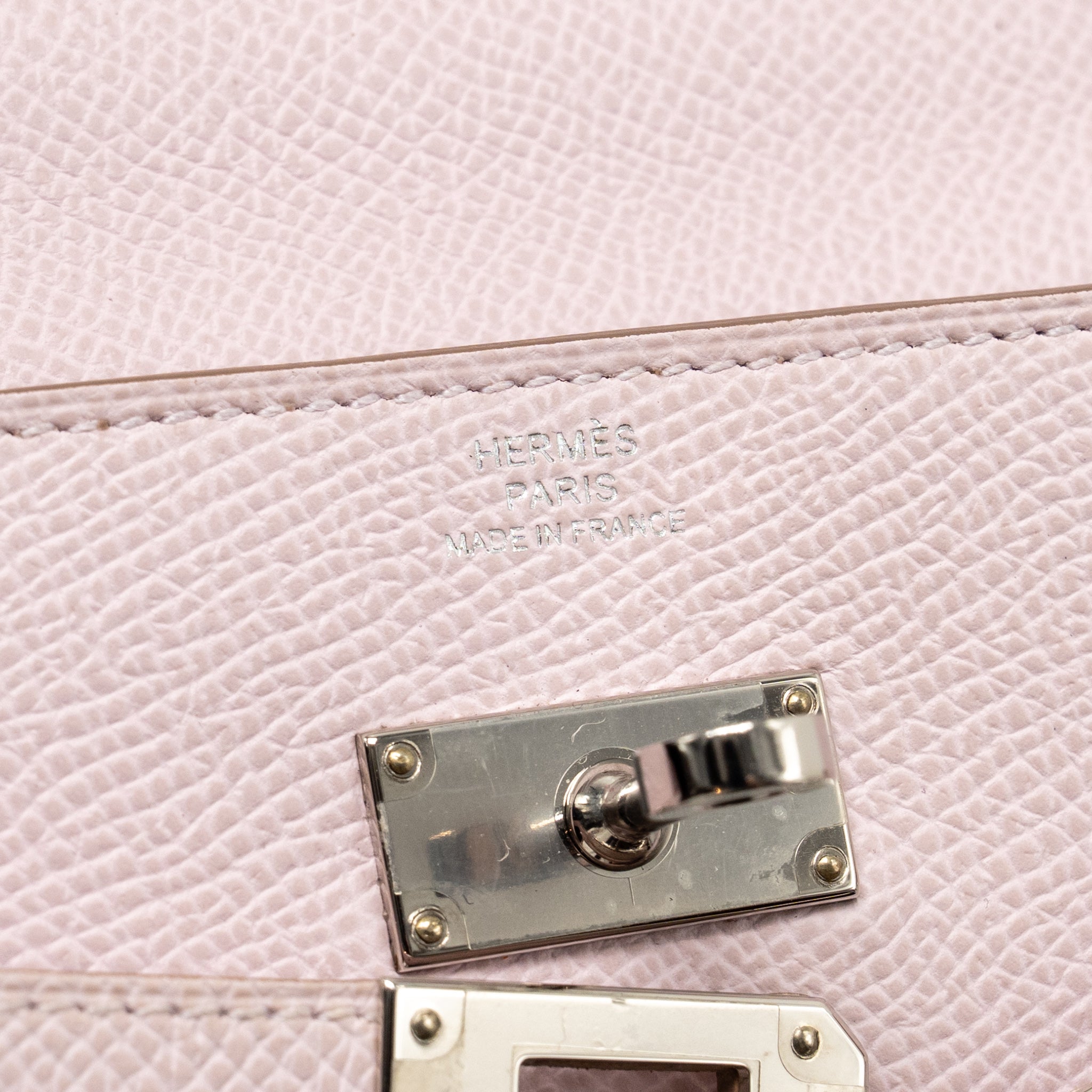 HERMES KELLY TO GO EPSOM MAUVE PALE SHW