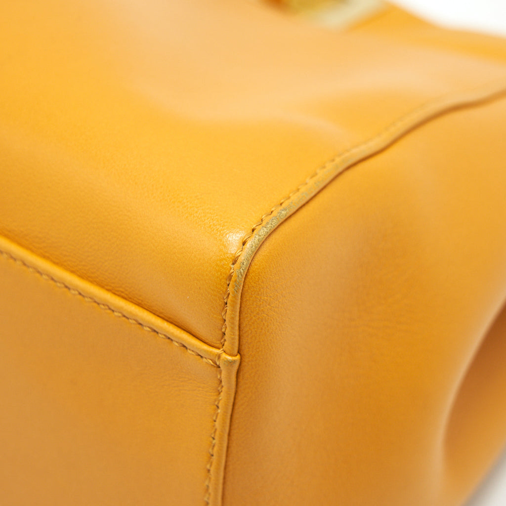 FENDI MINI PEEKABOO APRICOT GHW