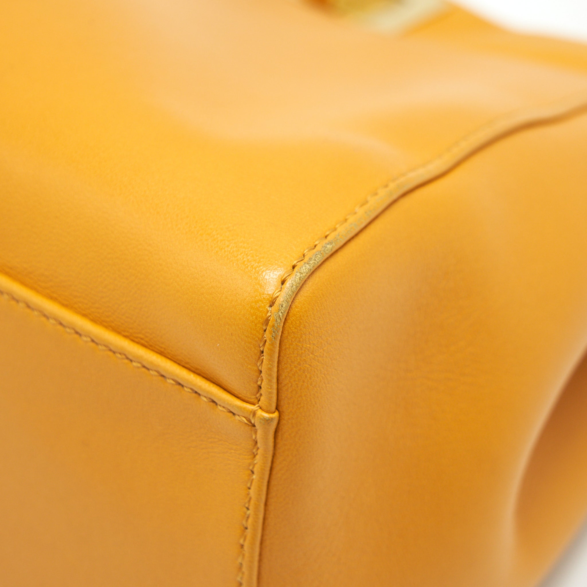 FENDI MINI PEEKABOO APRICOT GHW