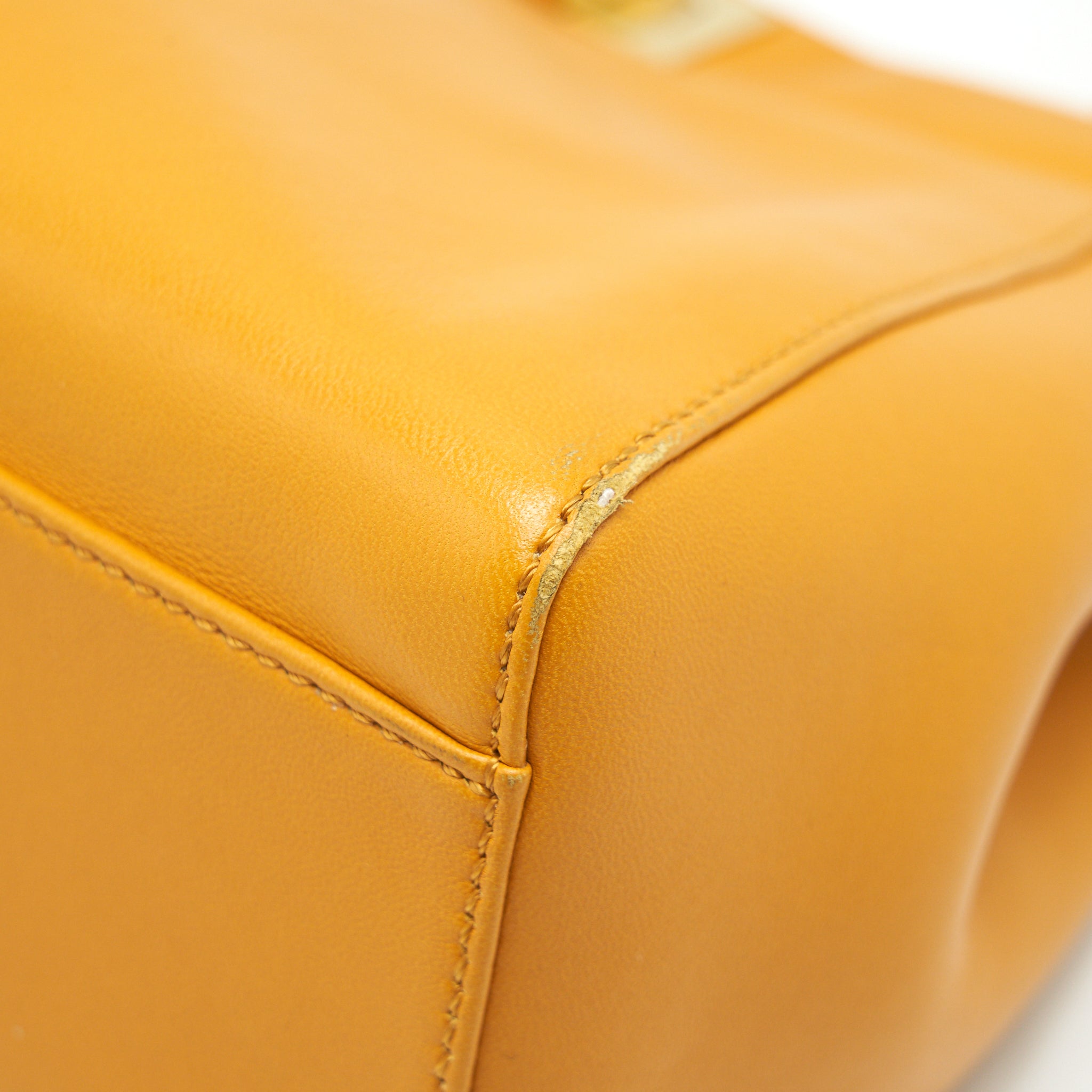 FENDI MINI PEEKABOO APRICOT GHW