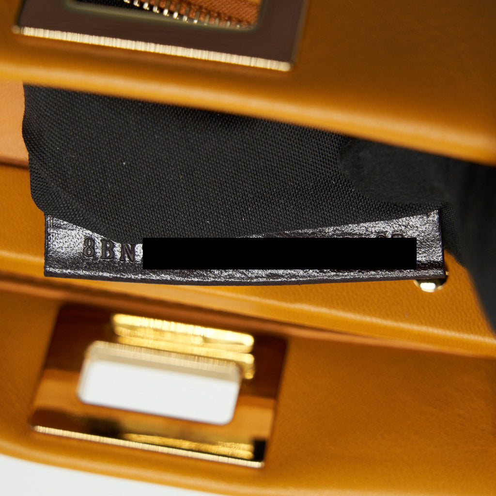 FENDI MINI PEEKABOO APRICOT GHW