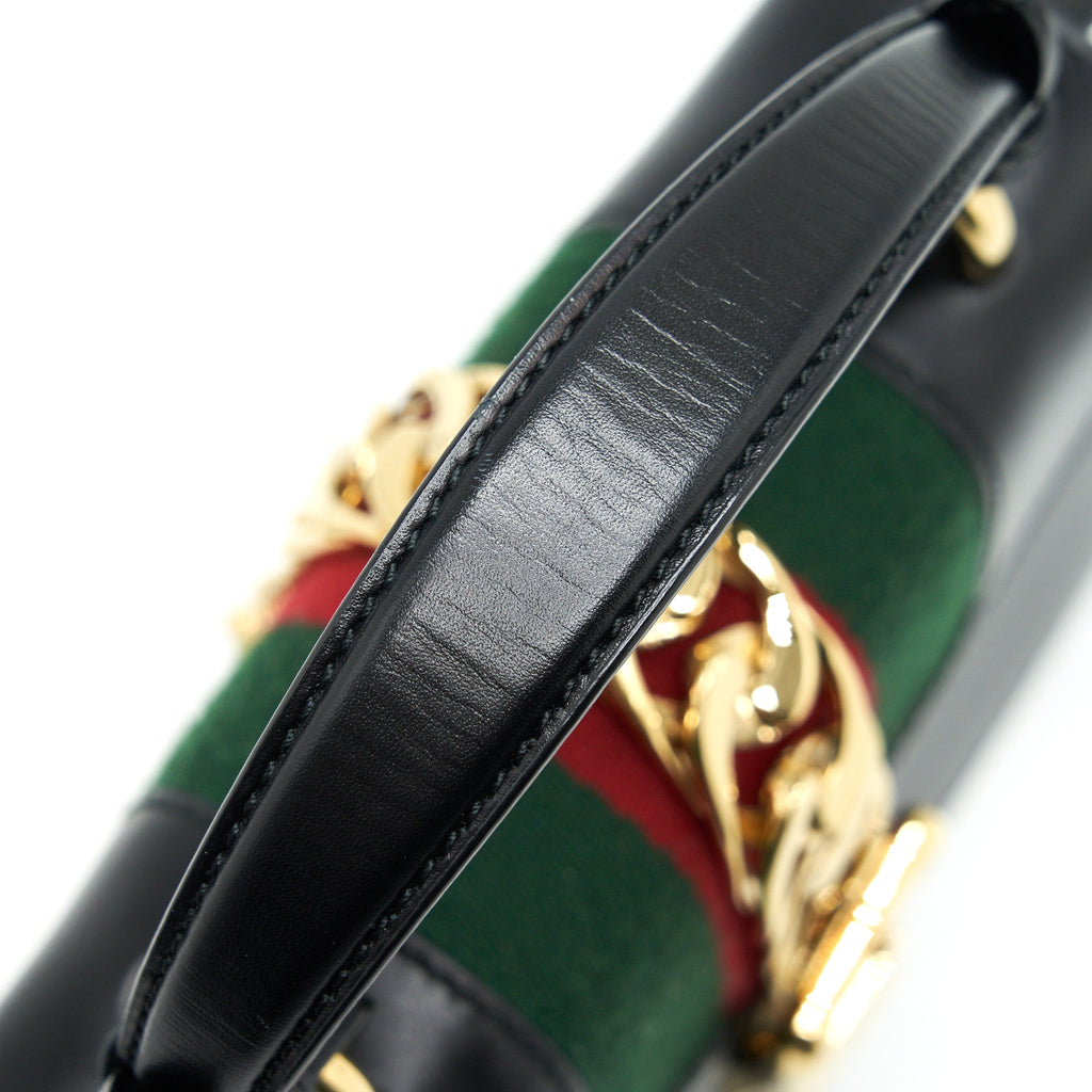 GUCCI MINI SYLVIE 20CM BLACK