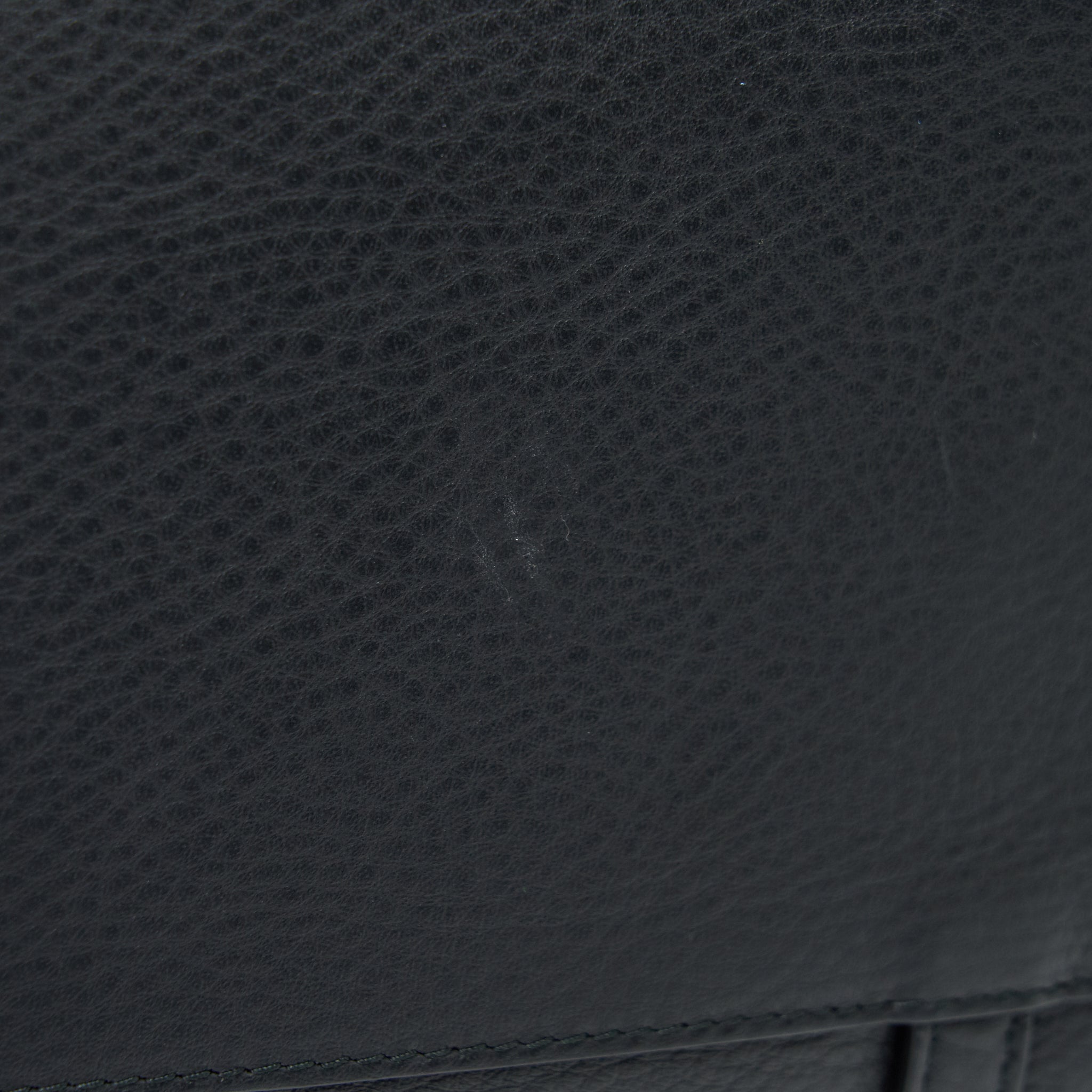 BALENCIAGA LEATHER SHOPPING TOTE BAG BLACK