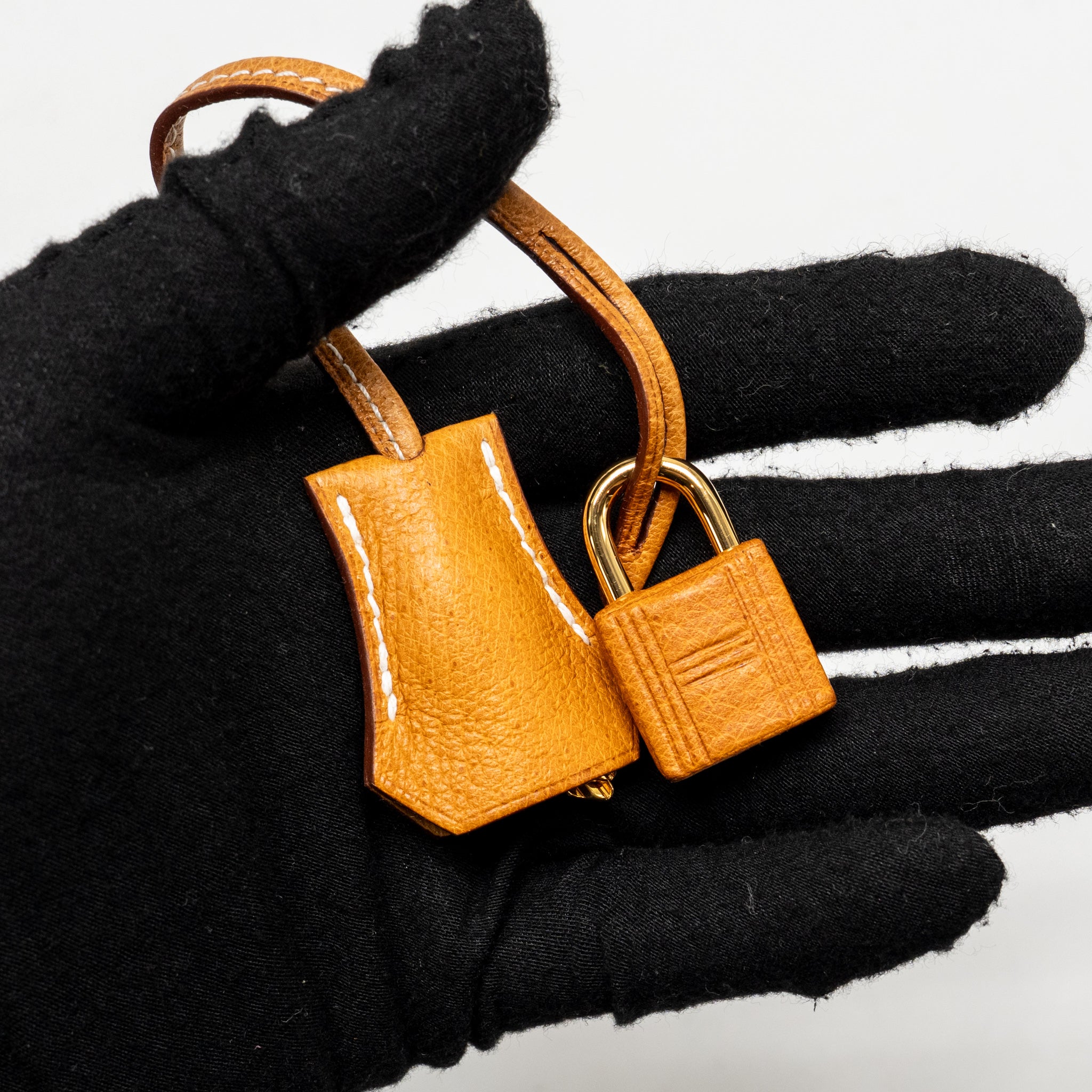 HERMES KELLY 25 PEAU DE PORC TOFFEE GHW