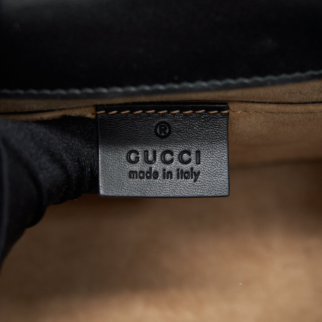 GUCCI MINI SYLVIE 20CM BLACK