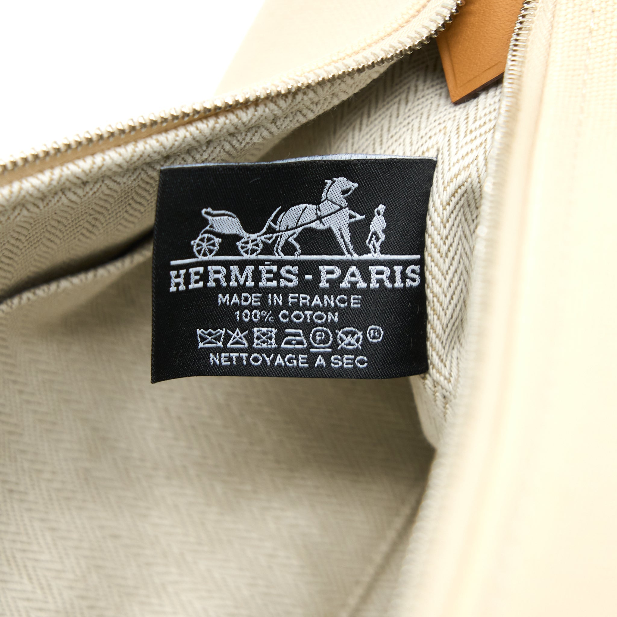 HERMES TROUSSE DE TOILETTE BRIDE A BRAC NATUREL SHW